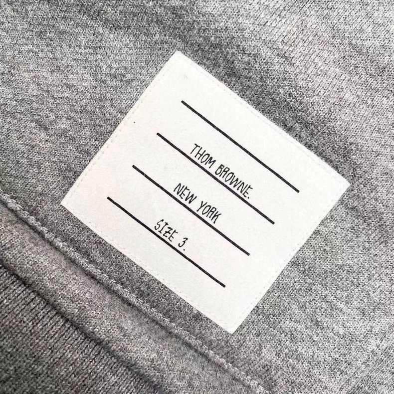 Thom Browne Thom Browne Gray zip hoodie Size US L / EU 52-54 / 3 - 4 Thumbnail