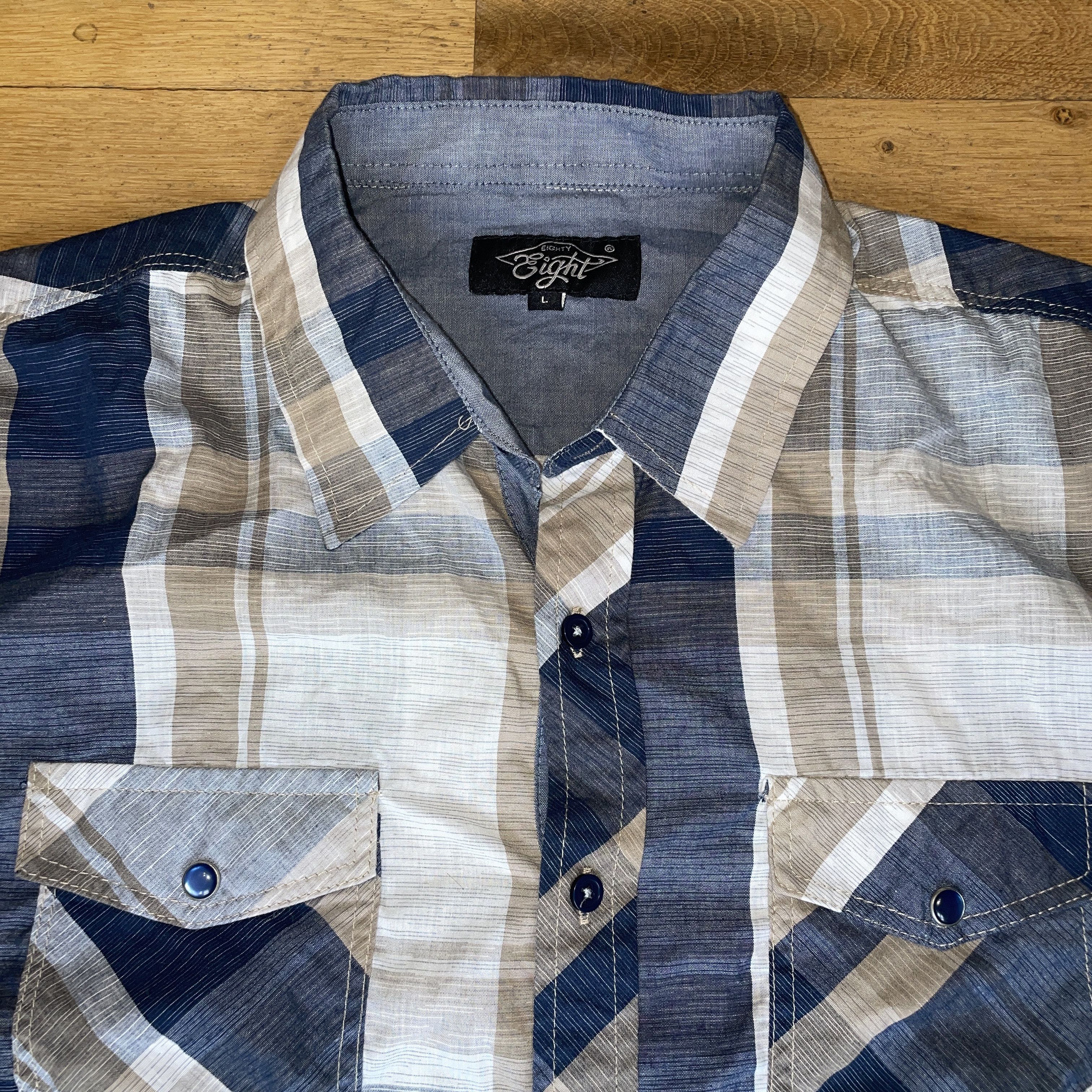 Eighty Eight × Vintage Eighty Eight Men's Fashionable Elegant Shirt Size L Size US L / EU 52-54 / 3 - 3 Thumbnail