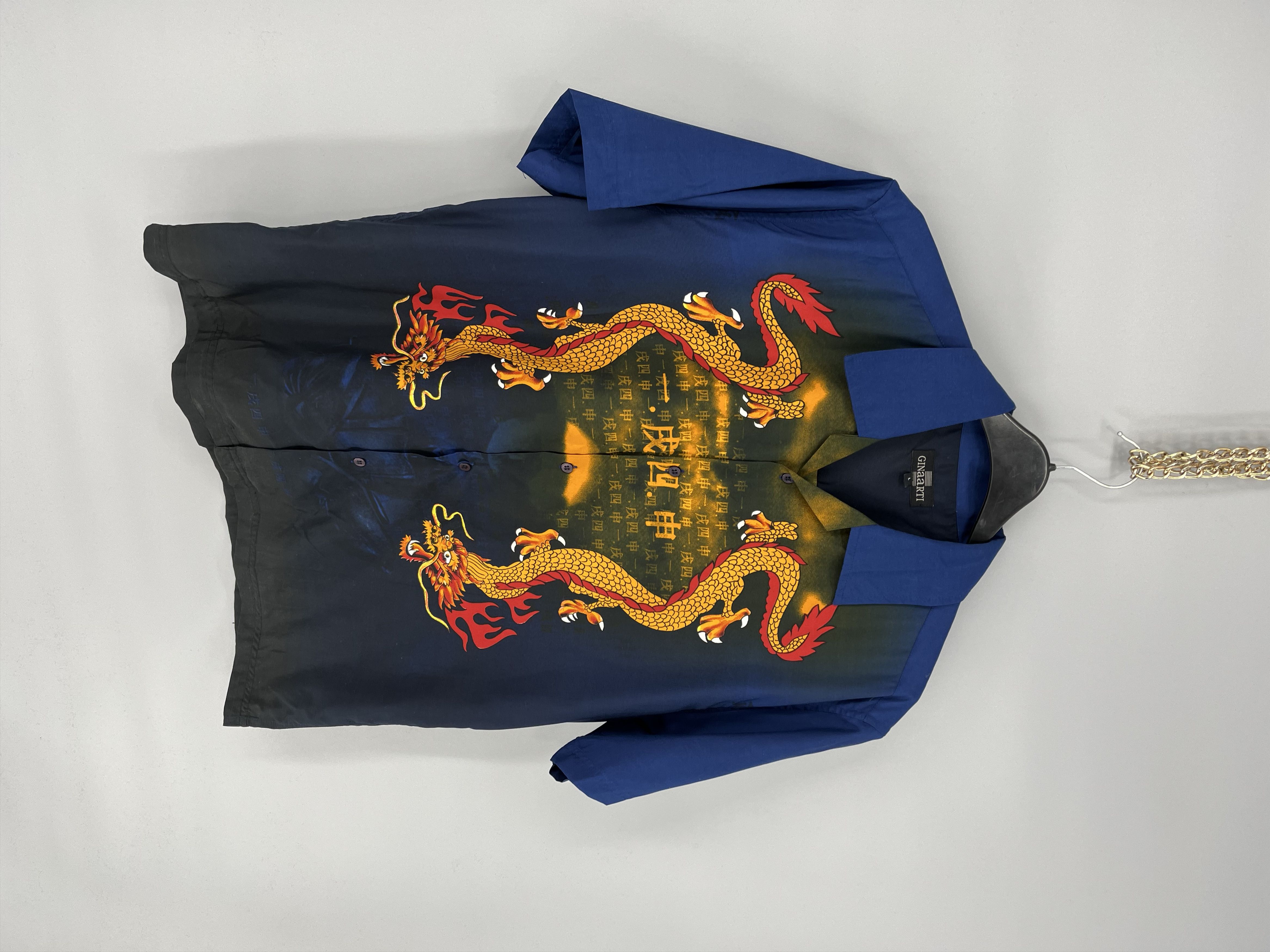 Vintage Y2K vintage Hawaiian Shirt Big logo Dragon Size US XL / EU 56 / 4 - 2 Thumbnail