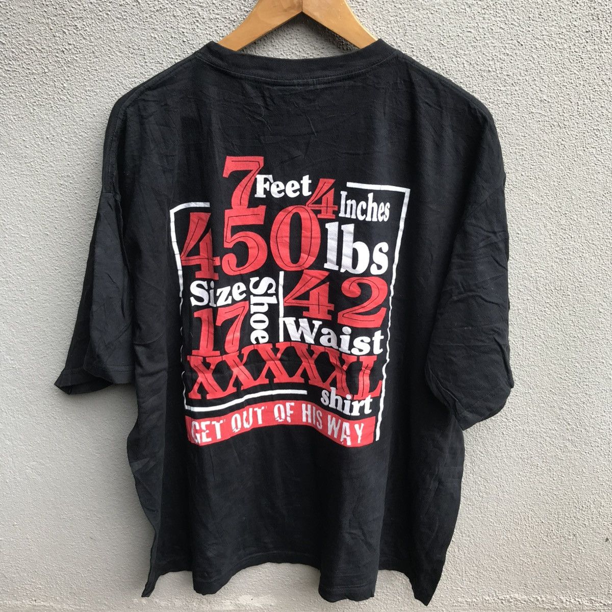 Vintage Vintage rare 90s GIANT Big Show nwo tee wrestling Size US XL / EU 56 / 4 - 3 Thumbnail