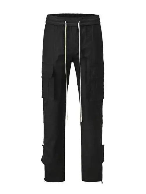 Vintage stack utility yuppie flared cargo pants Size US 34 / EU 50 - 3 Thumbnail