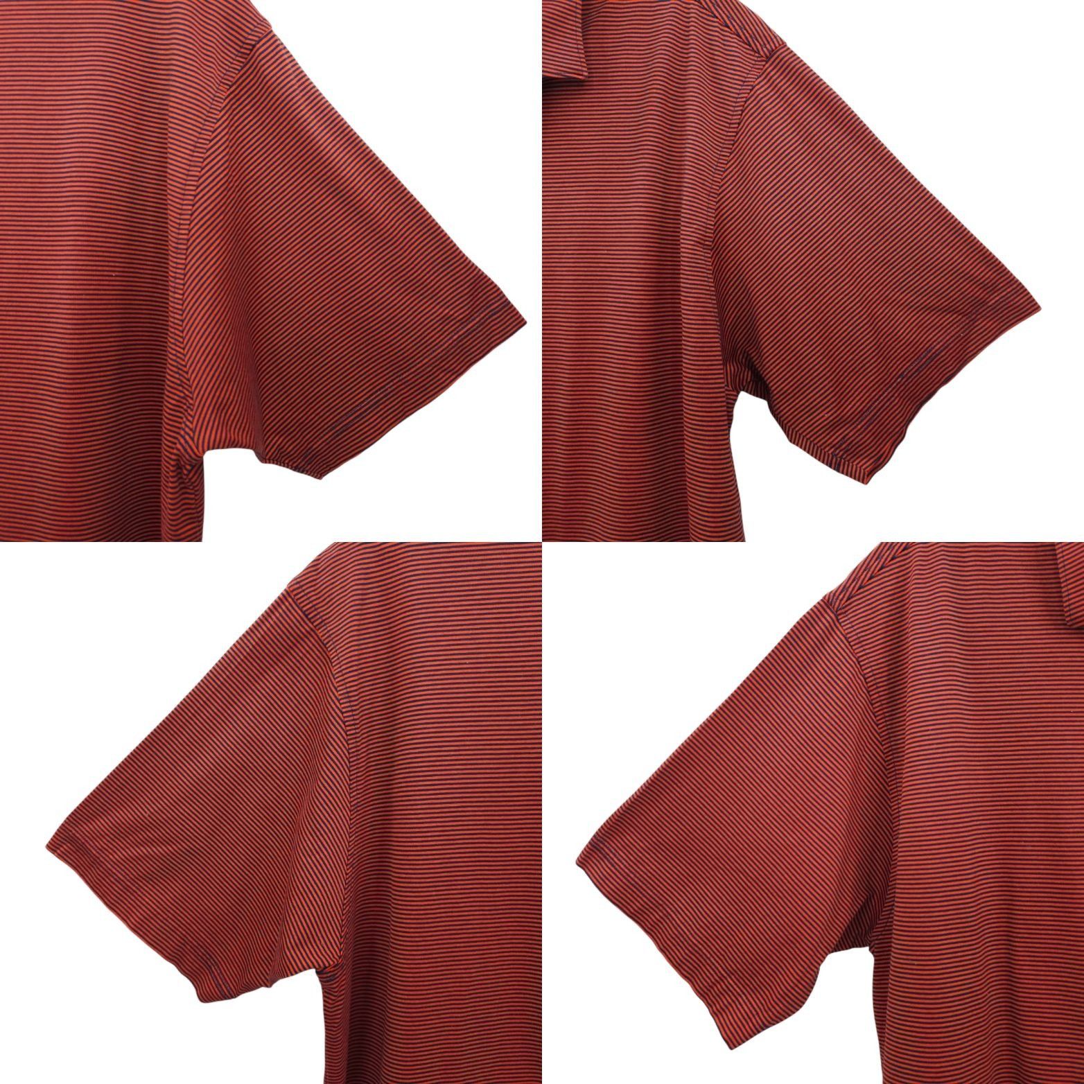 Peter Millar Peter Millar Polo Shirt Mens M Classic Red Navy Micro Stripe Size US M / EU 48-50 / 2 - 10 Thumbnail