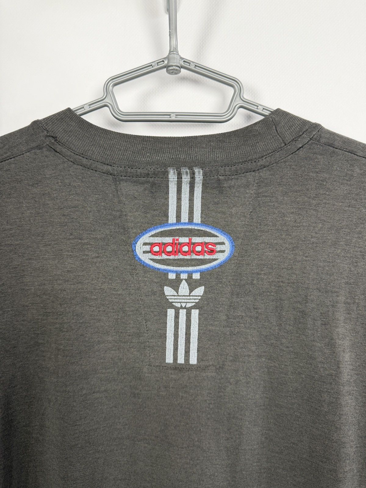 Adidas Adidas Vintage 90s T-Shirt Retro Three Stripes Trefoil Logo Size US XL / EU 56 / 4 - 16 Thumbnail