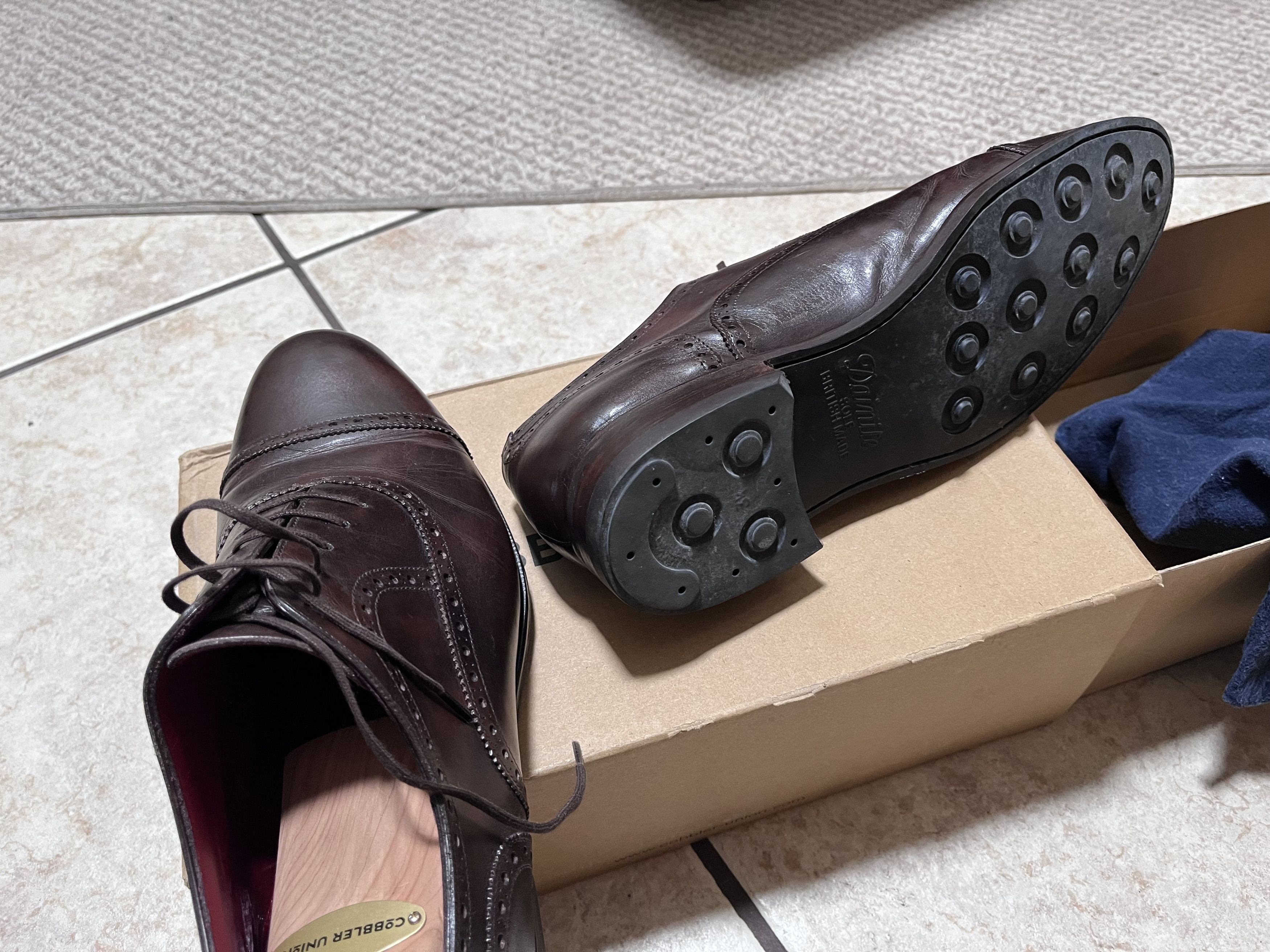 image of Cobbler Union William Shoes in Museum Brown, Men's (Size 12)
