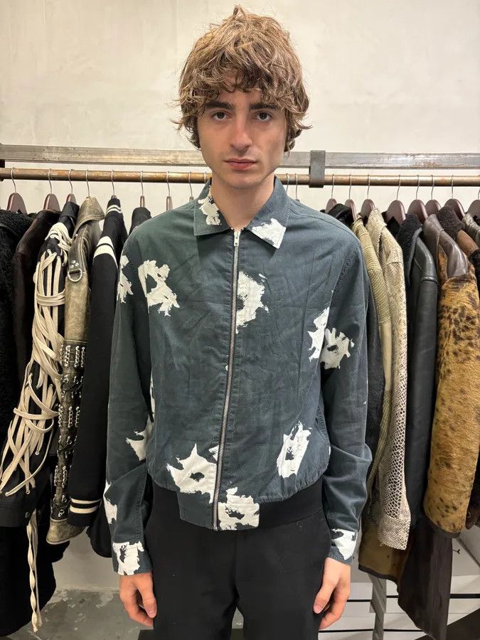 Alexander McQueen Alexander McQueen Black Contemporary Splash Zip Shirt Jacket Size US M / EU 48-50 / 2 - 2 Thumbnail