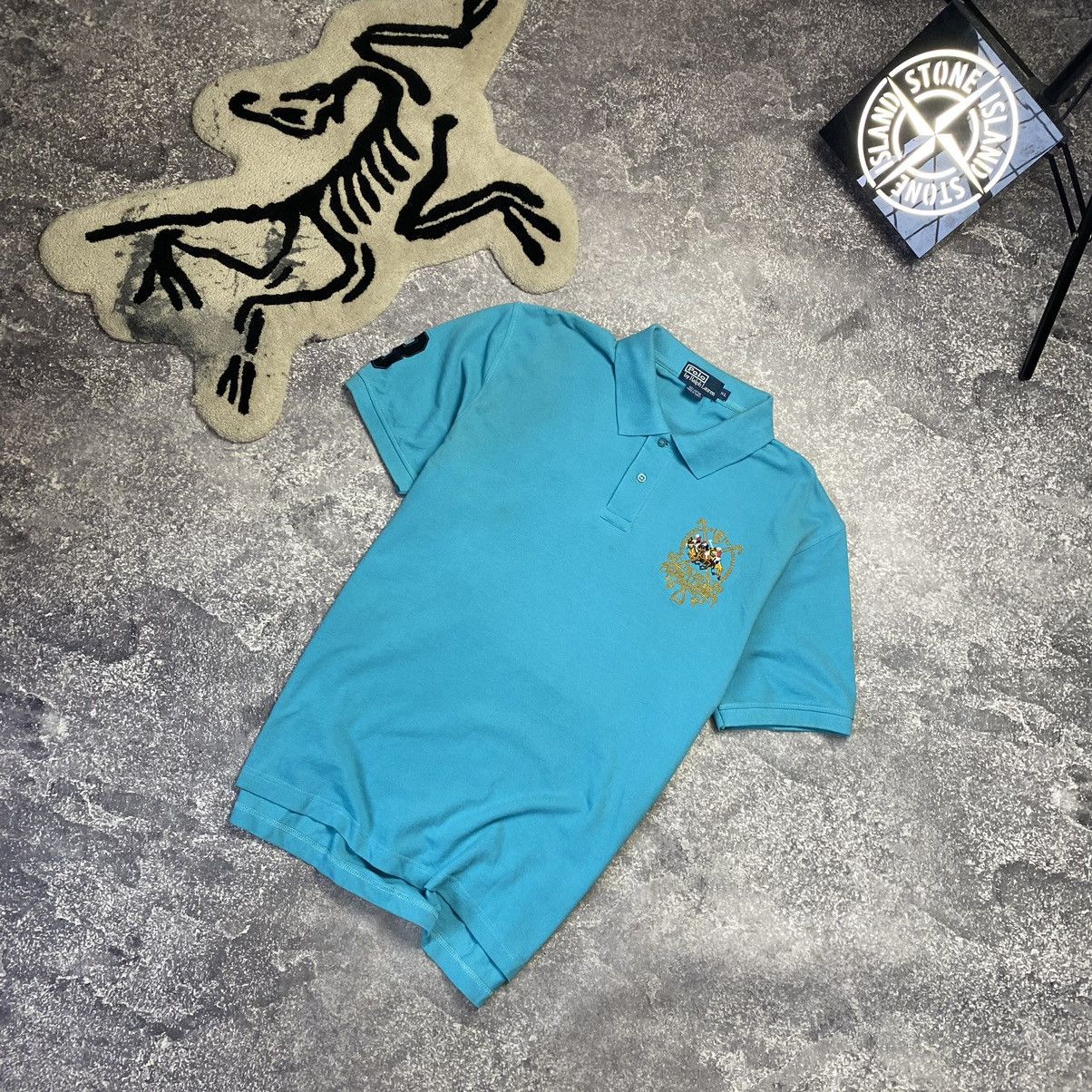 Vintage Vintage Polo Ralph Lauren 3 Big Logo Rare hype y2k polo Size US XL / EU 56 / 4 - 1 Thumbnail