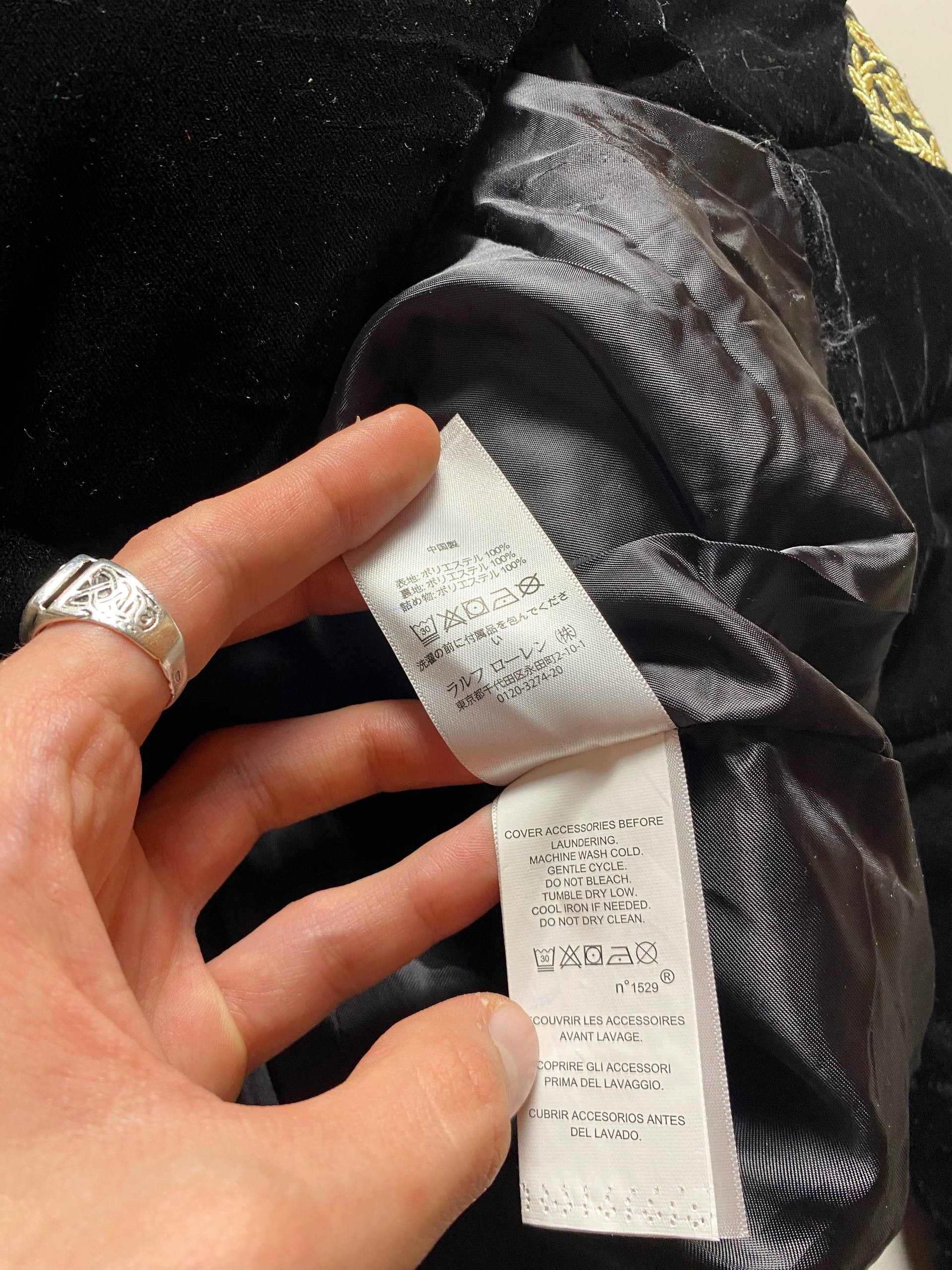 Lauren Ralph Lauren Vintage Jacket Velour Lauren Ralph Lauren Size M / US 6-8 / IT 42-44 - 6 Thumbnail