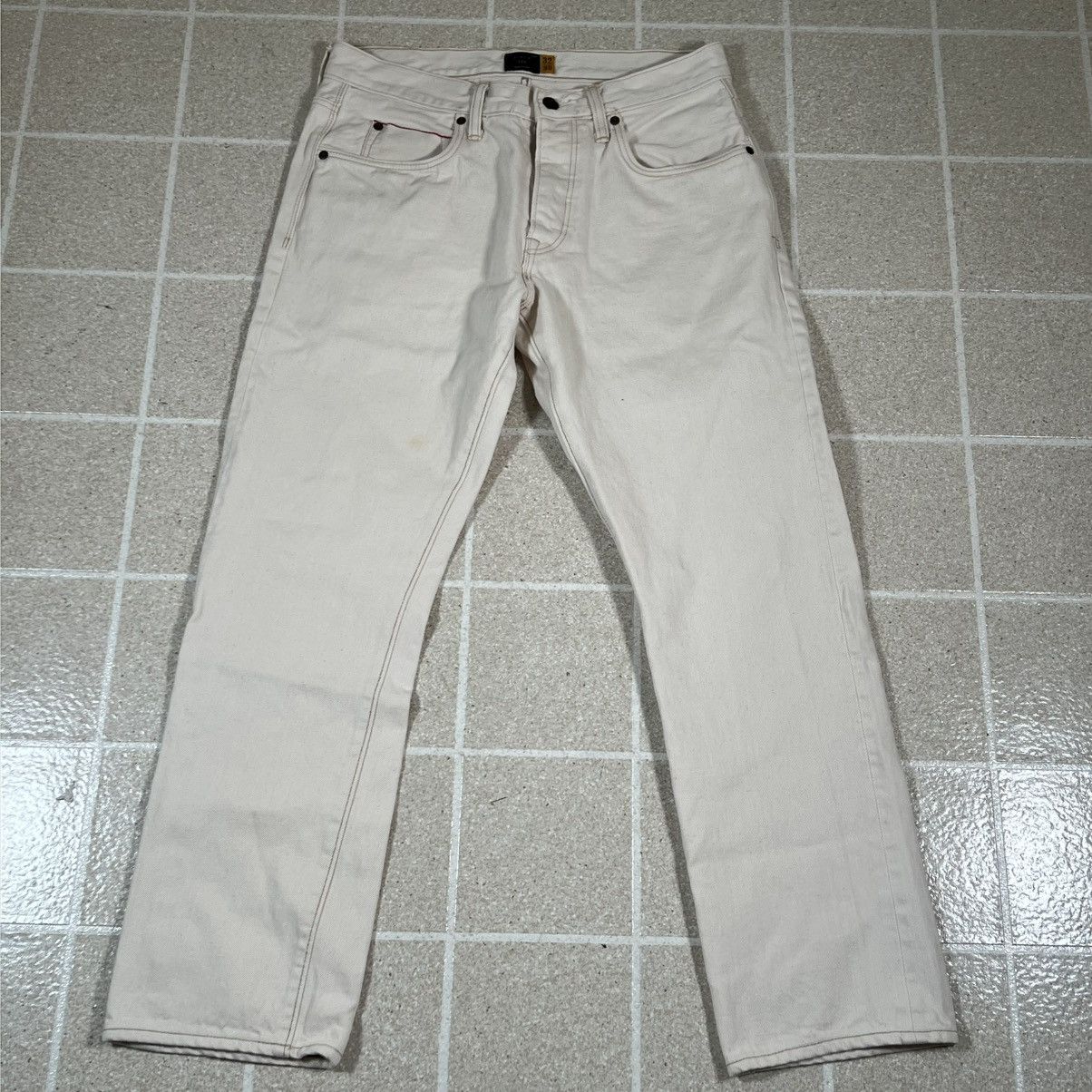J.Crew J Crew 770 Jeans 30X29 White Selvedge Denim Button Fly Size US 30 / EU 46 - 1 Thumbnail