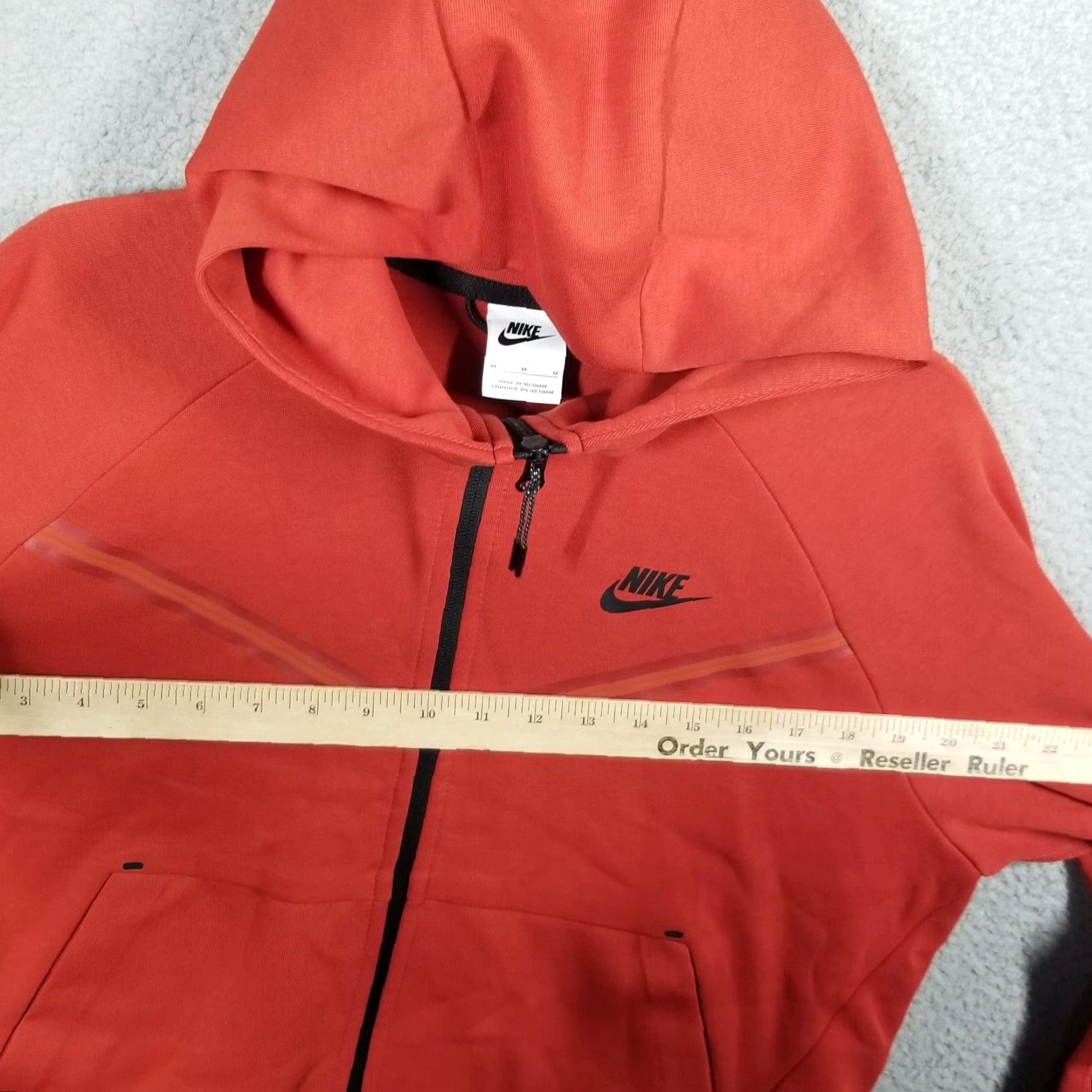 Nike Nike Sportswear Tech Fleece Windrunner Full-Zip Women Medium Activewear Red Cinnabar/Black 2024 Size M / US 6-8 / IT 42-44 - 7 Thumbnail