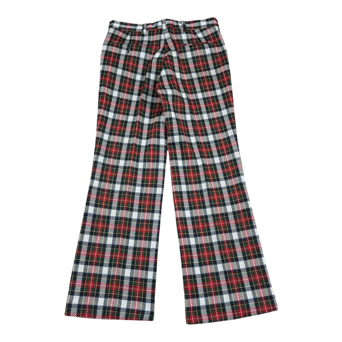 Sears Vintage 70s Sears Pleated Plaid Pants Men's 34x30 5/8 Size US 34 / EU 50 - 2 Thumbnail