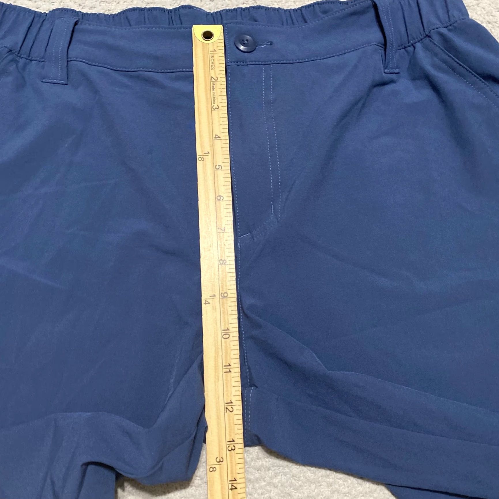Vintage Columbia Mens Short Large Blue Cargo Inseam 9" Outdoor Hiking Pockets Mid Rise Size US 33 - 7 Thumbnail