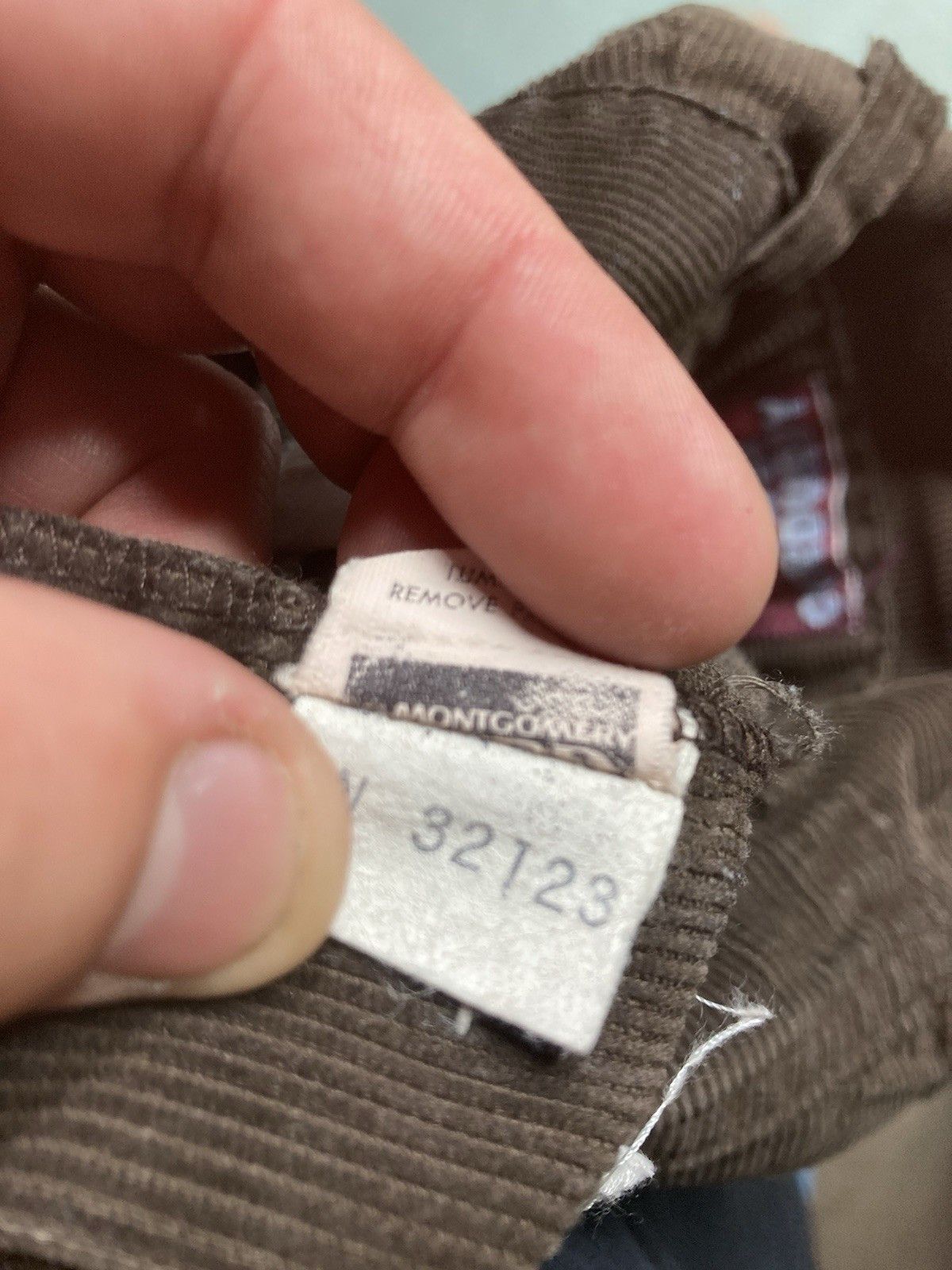 Vintage 1970s corduroy pants bootcut flare Montgomery Ward 20 31x31 Size 31" - 9 Thumbnail
