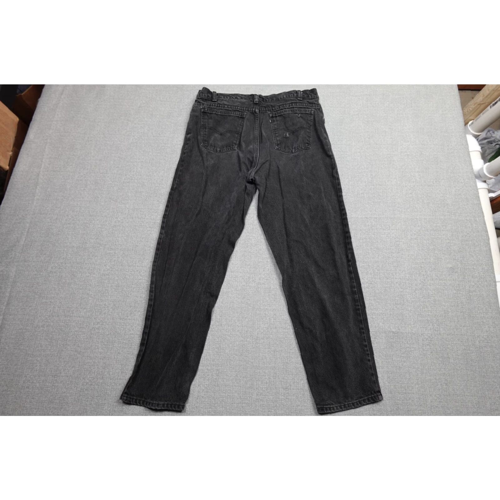 Levi's Levi's Jeans Mens 38x30 Black Relaxed Straight Dark Wash 550 Cowboy Style 5-Pocket Denim Cotton Modern USA Womens? Size US 38 / EU 54 - 5 Thumbnail