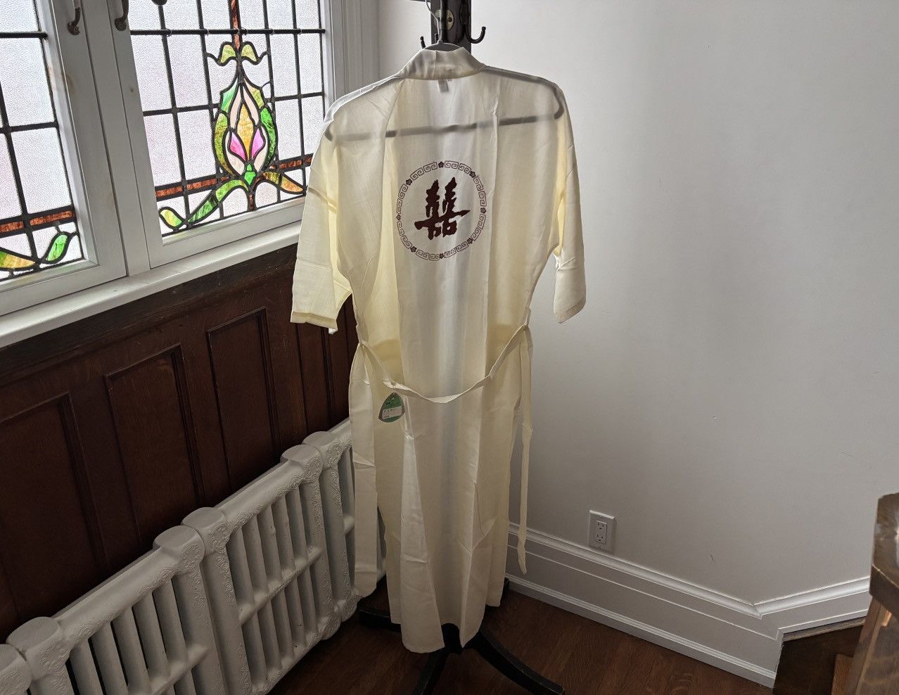 Vintage Vintage Bath Robe Cotton Chinese Embroidered Lounge Belted Size US M / EU 48-50 / 2 - 12 Thumbnail