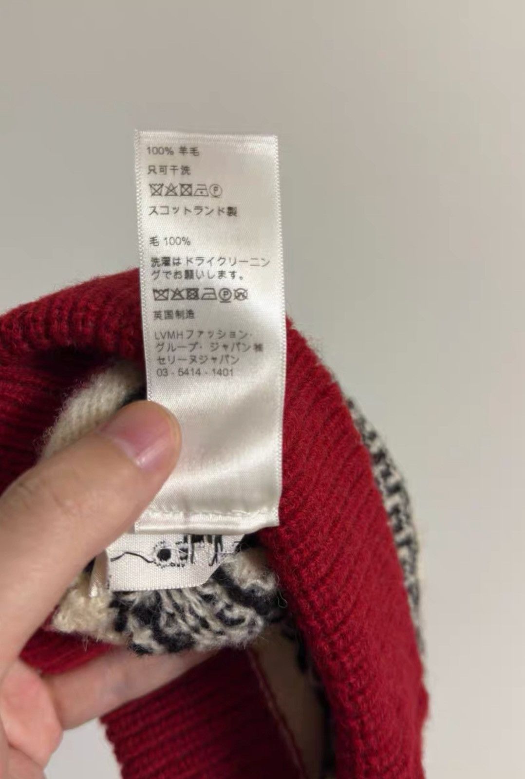 Celine Celine Ethnic Style Logo Beanie – Runway Knit No-Brim Hat Size ONE SIZE - 5 Thumbnail