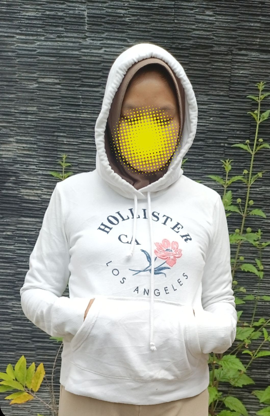 Hollister × Le Grande Bleu (L.G.B.) HOLLISTER CA 🌸 LOS ANGELES WHITE HOODIE Size US M / EU 48-50 / 2 - 3 Thumbnail
