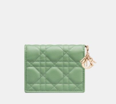 Dior o1w1db11024 Size: OS / Mini Gardenia Wallet in Deep Mint Size ONE SIZE - 5 Thumbnail