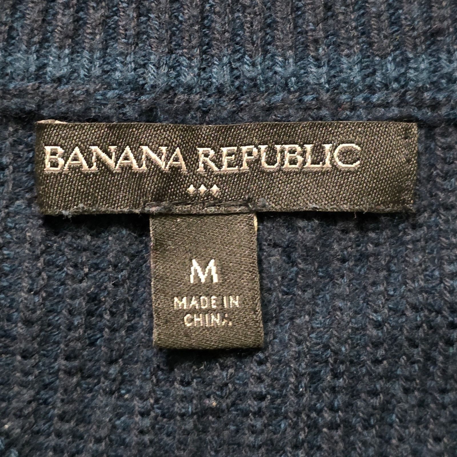 Banana Republic Banana Republic Half-Zip Sweater Men M Italian Merino Blend Size US M / EU 48-50 / 2 - 2 Thumbnail