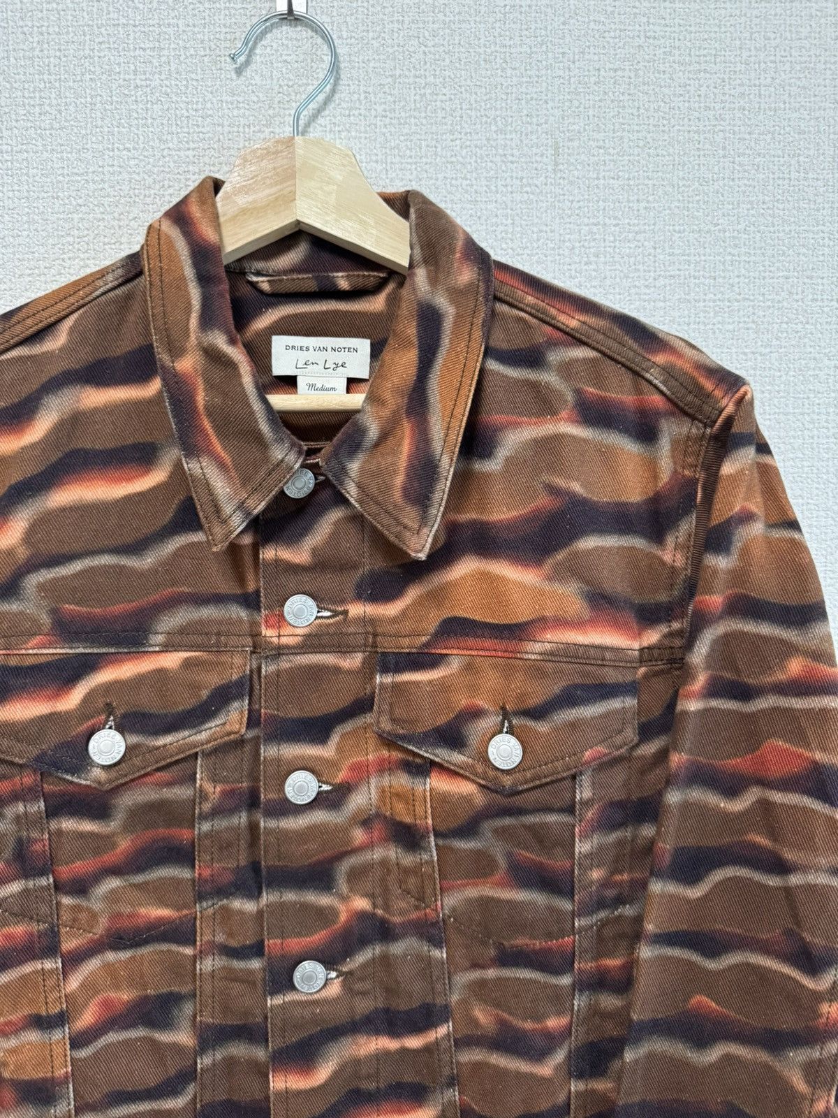 Dries Van Noten Dries Van Noten SS21 Len Lye Denim Jacket Size US M / EU 48-50 / 2 - 2 Thumbnail