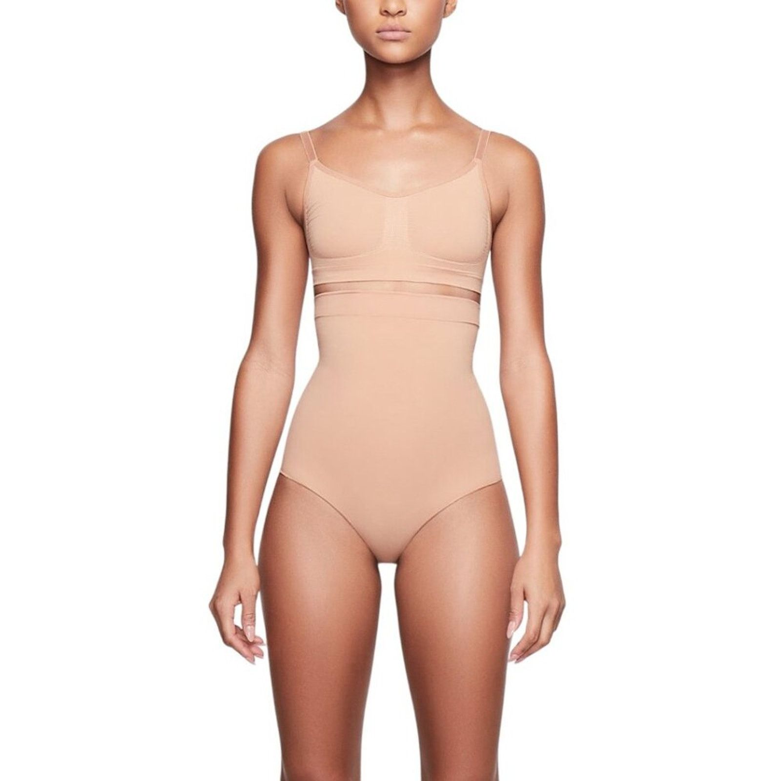 SKIMS SKIMS High Waist Shaping Brief Beige Sz XXS/XS NWOT $38 MSRP Size ONE SIZE - 1 Thumbnail