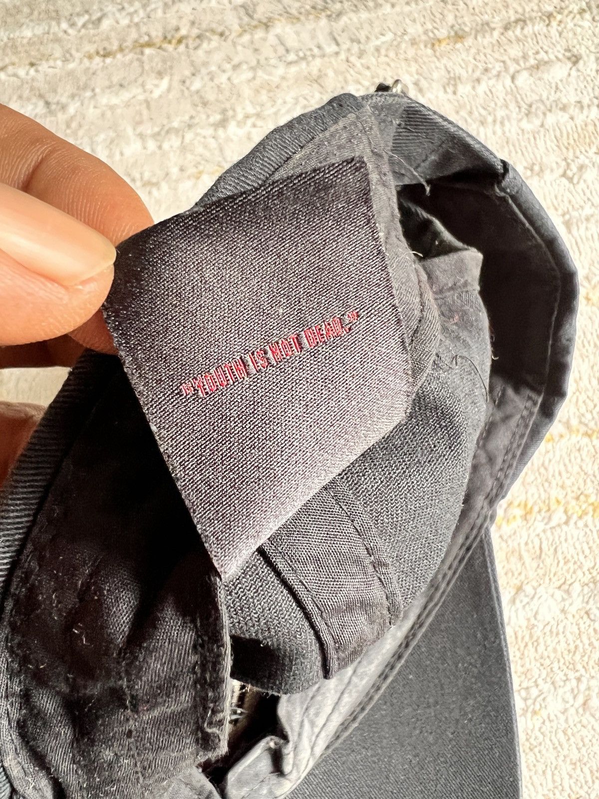Japanese Brand Y2k New Anarchy Another Youth “No Future No Master” Hat Size ONE SIZE - 8 Thumbnail