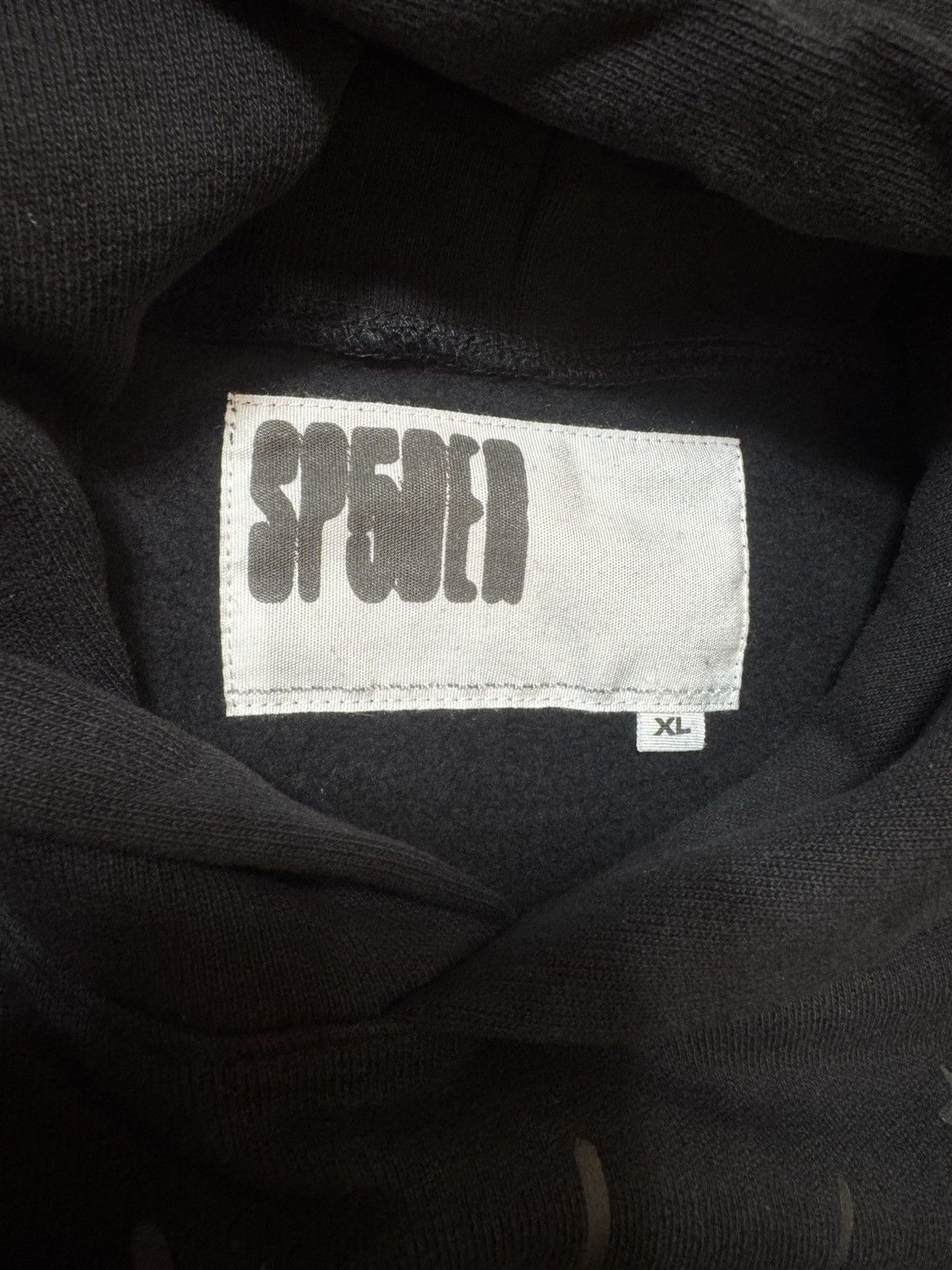 Sp5der SP5DER RHINESTONE PUNK V2 HOODIE BLACK - SIZE XL Size US XL / EU 56 / 4 - 5 Thumbnail