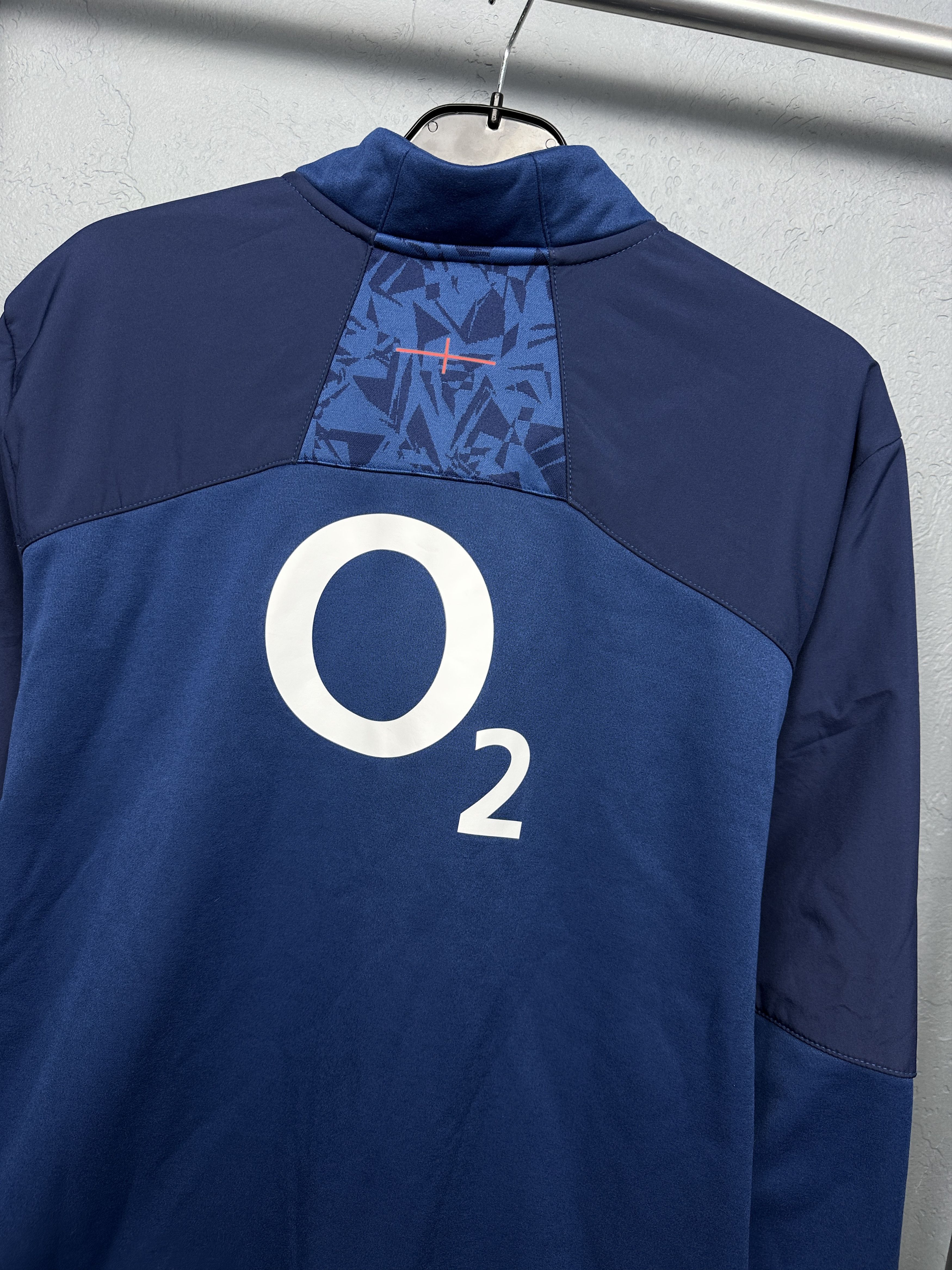 Umbro Umbro O2 England Rugby 1\4 Zip Long Sleeve Jersey Size US XL / EU 56 / 4 - 8 Thumbnail