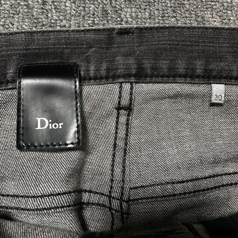 Dior Dior Smoke Gray Washed Cat Scratch Jeans Size US 30 / EU 46 - 4 Thumbnail