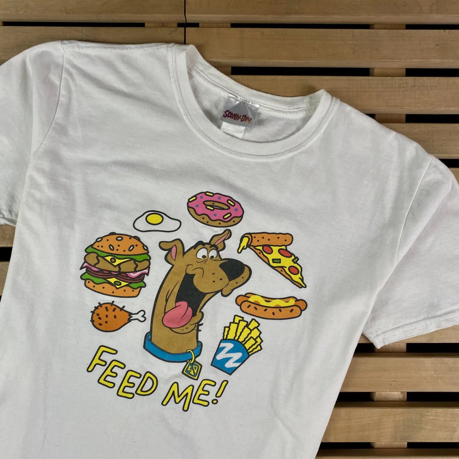Vintage Mens Movie T-Shirt Scooby Doo Vintage Size L Big Print Size US L / EU 52-54 / 3 - 2 Thumbnail