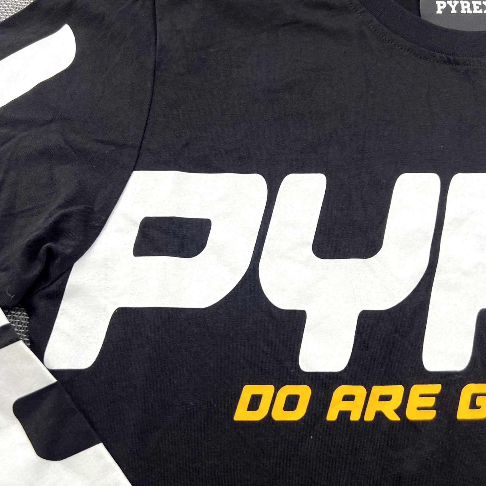 Pyrex Vision Pyrex Vision Long Sleeved Shirt Mens M Black You''ll Ever Virgil Abloh Black 90s Vintage Nike Shirt Size US M / EU 48-50 / 2 - 6 Thumbnail