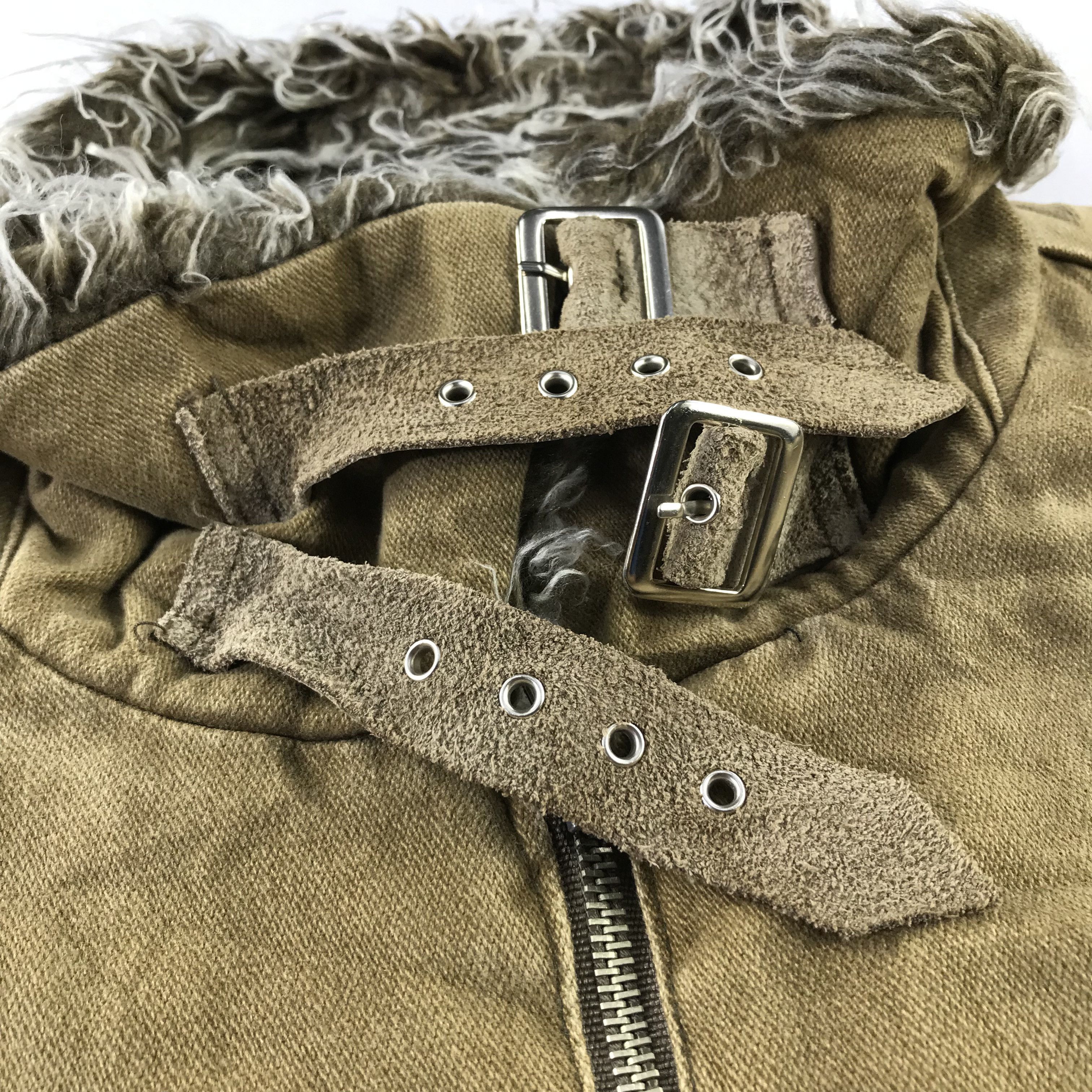 Japanese Brand Vintage Japanese Brand Jacket Fur Collared Military Jacket Size US M / EU 48-50 / 2 - 9 Thumbnail