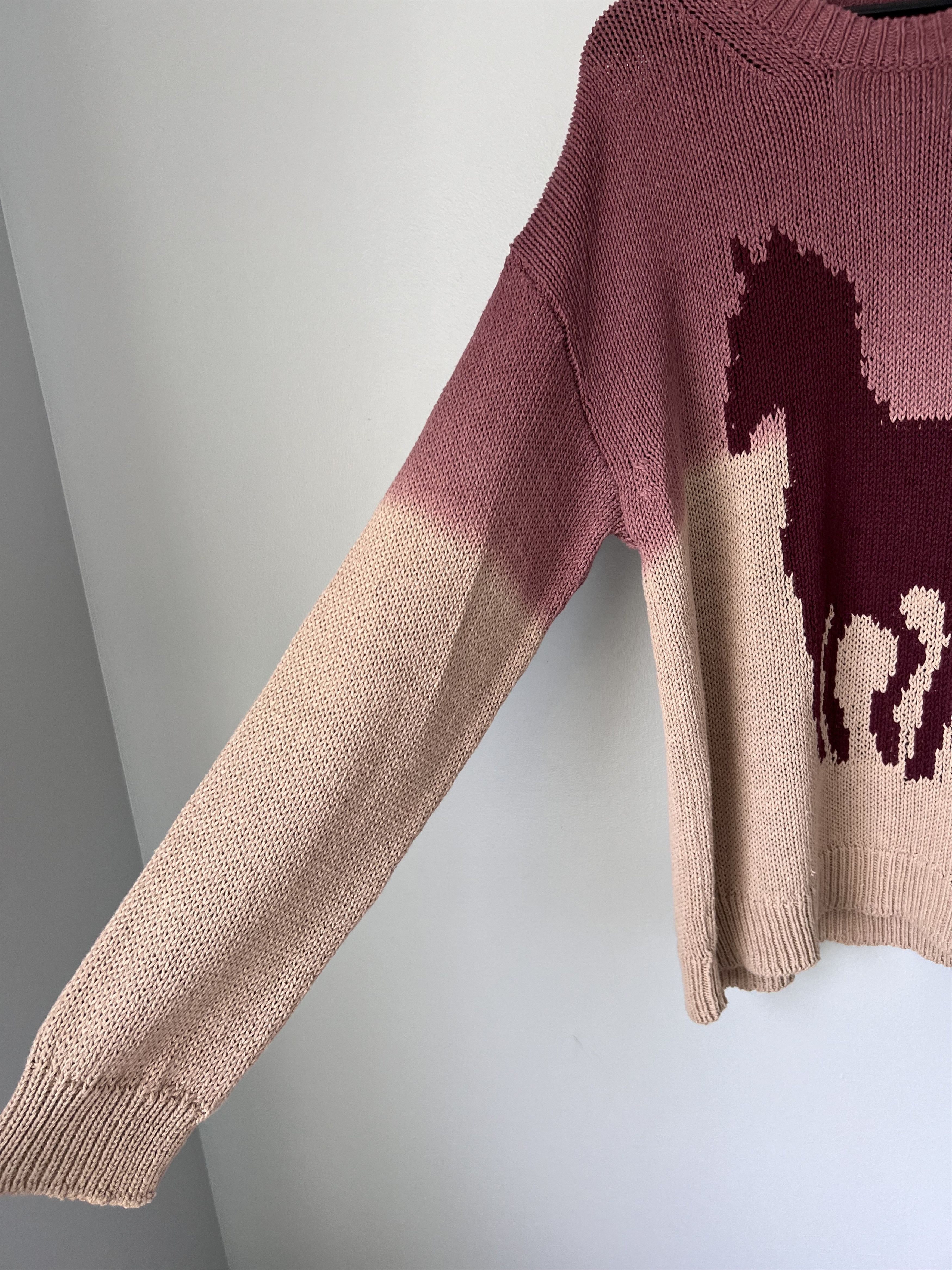 One of These Days × Woolrich Woolen Mills Woolrich One Of These Days Horse Knit Sweater Size US XL / EU 56 / 4 - 4 Thumbnail