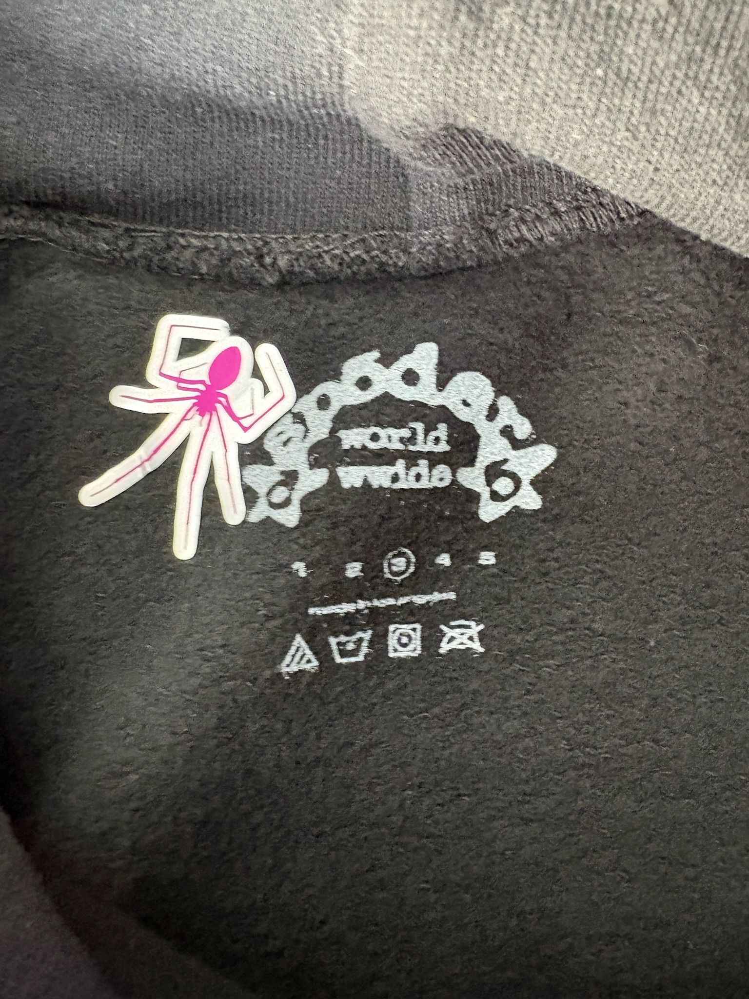 Sp5der Sp5der "P*NK" V2 Hoodie (Black) Size US L / EU 52-54 / 3 - 2 Thumbnail