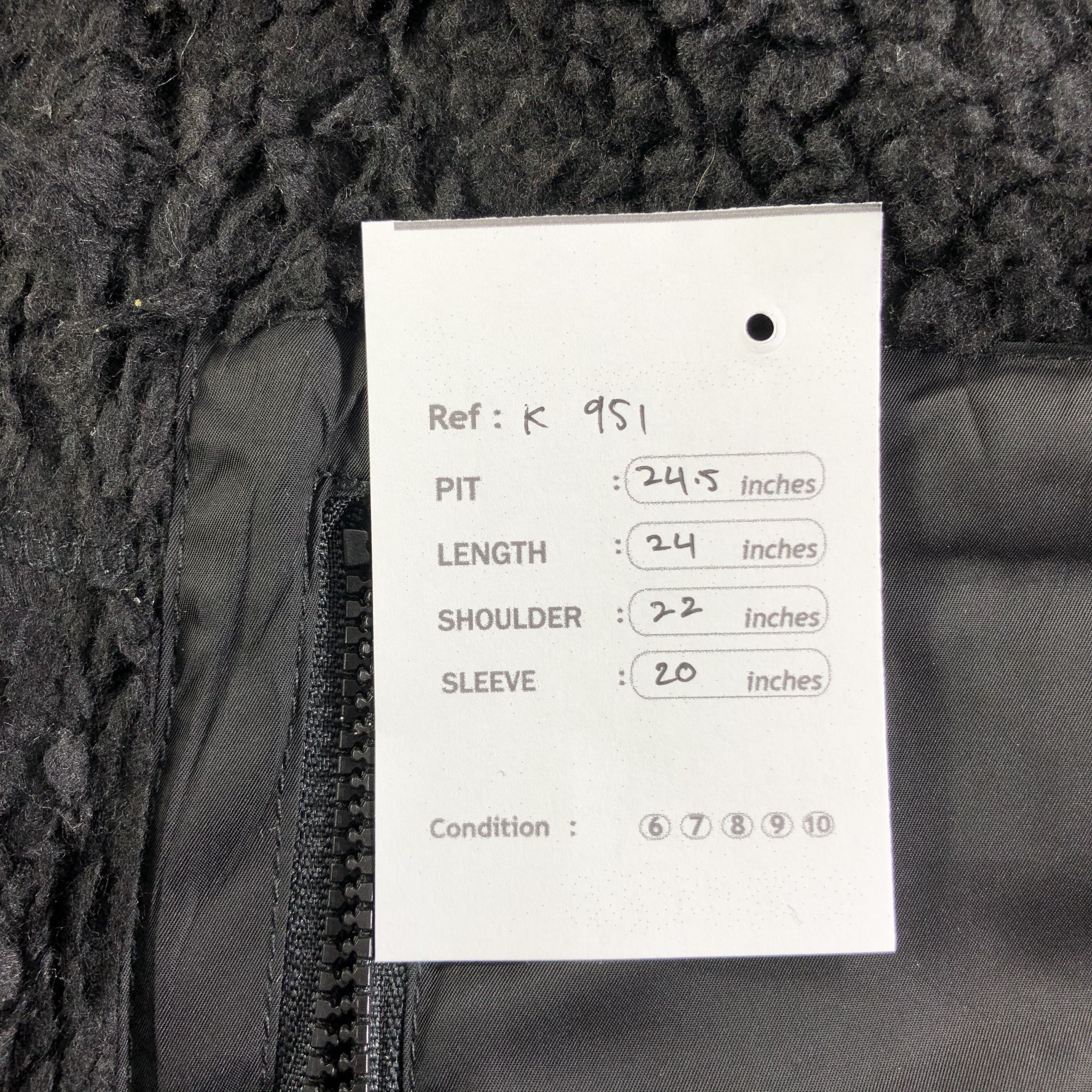 Japanese Brand Japanese Brand Black Fleece Jacket Size US M / EU 48-50 / 2 - 6 Thumbnail