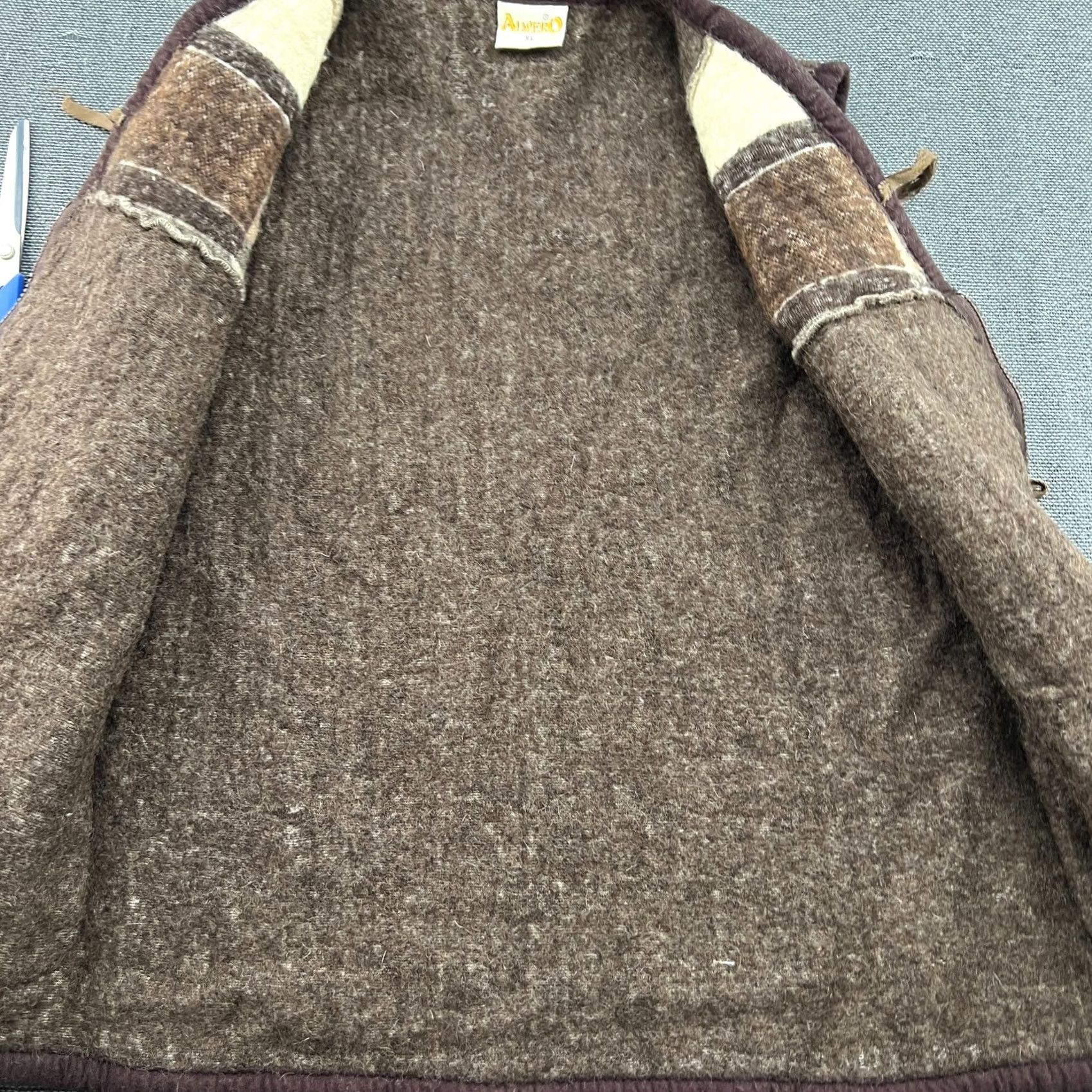 Vintage VINTAGE Alwero Womens Vest XL Full Zip Brown Wool Pile Sherpa Ladies Size XL / US 12-14 / IT 48-50 - 5 Thumbnail