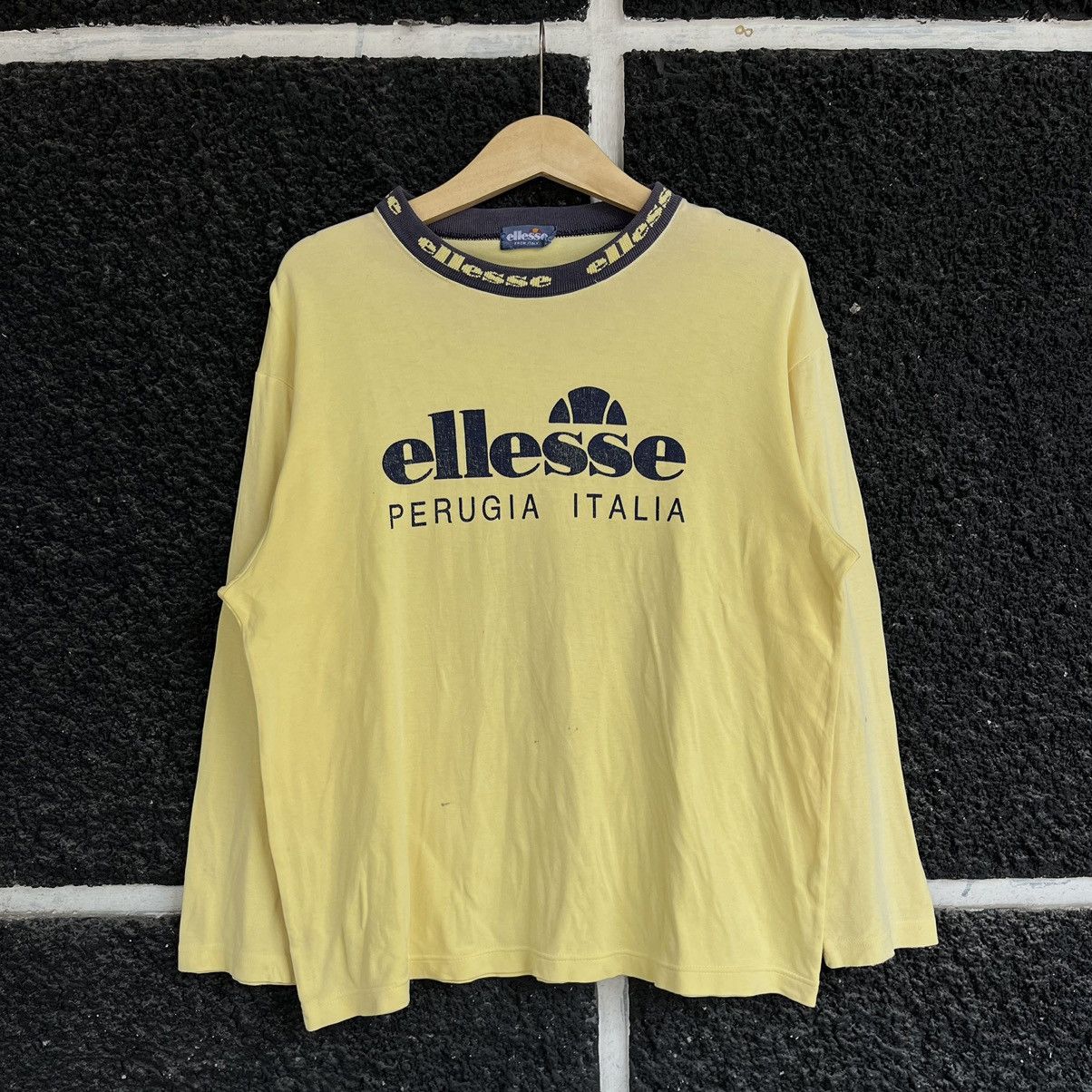 Ellesse × Japanese Brand × Vintage Vintage Ellese Perugia Italia Longsleeve Size US M / EU 48-50 / 2 - 1 Thumbnail