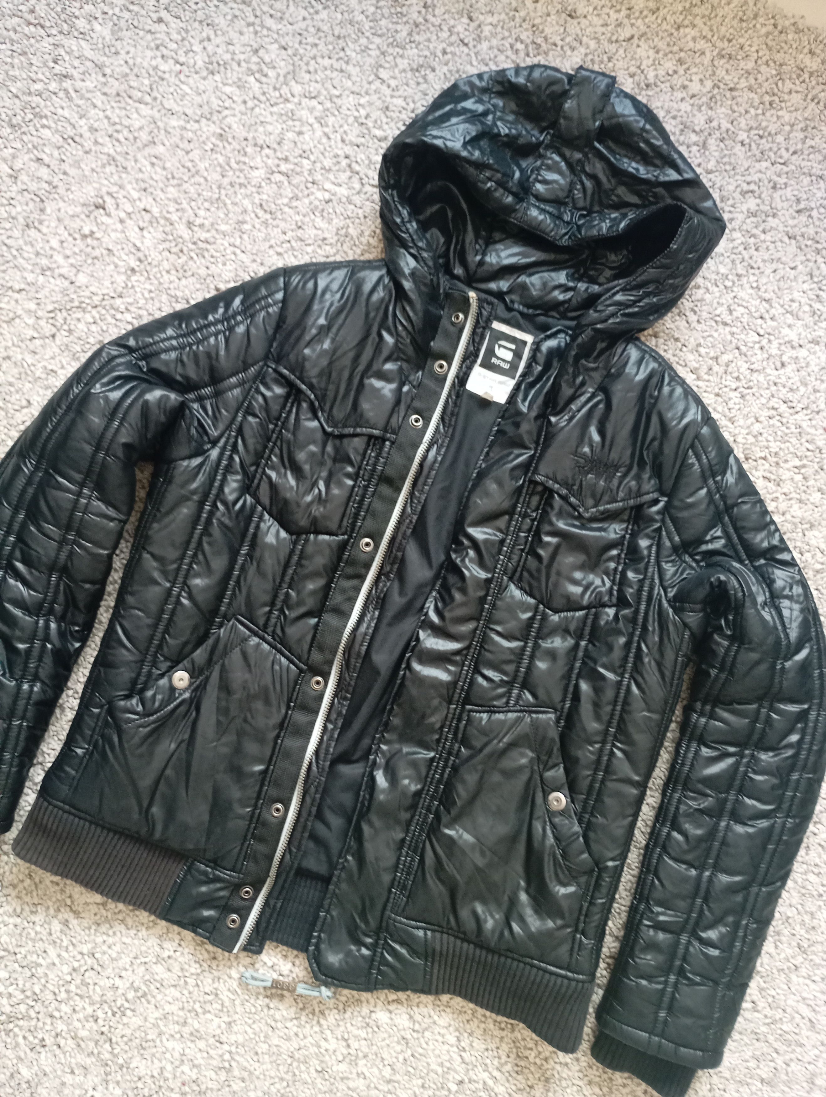 G-Star × Japanese Brand × Vintage G-Star Raw Vintage Bomber Jacket 00s Big Logo Size US L / EU 52-54 / 3 - 3 Thumbnail