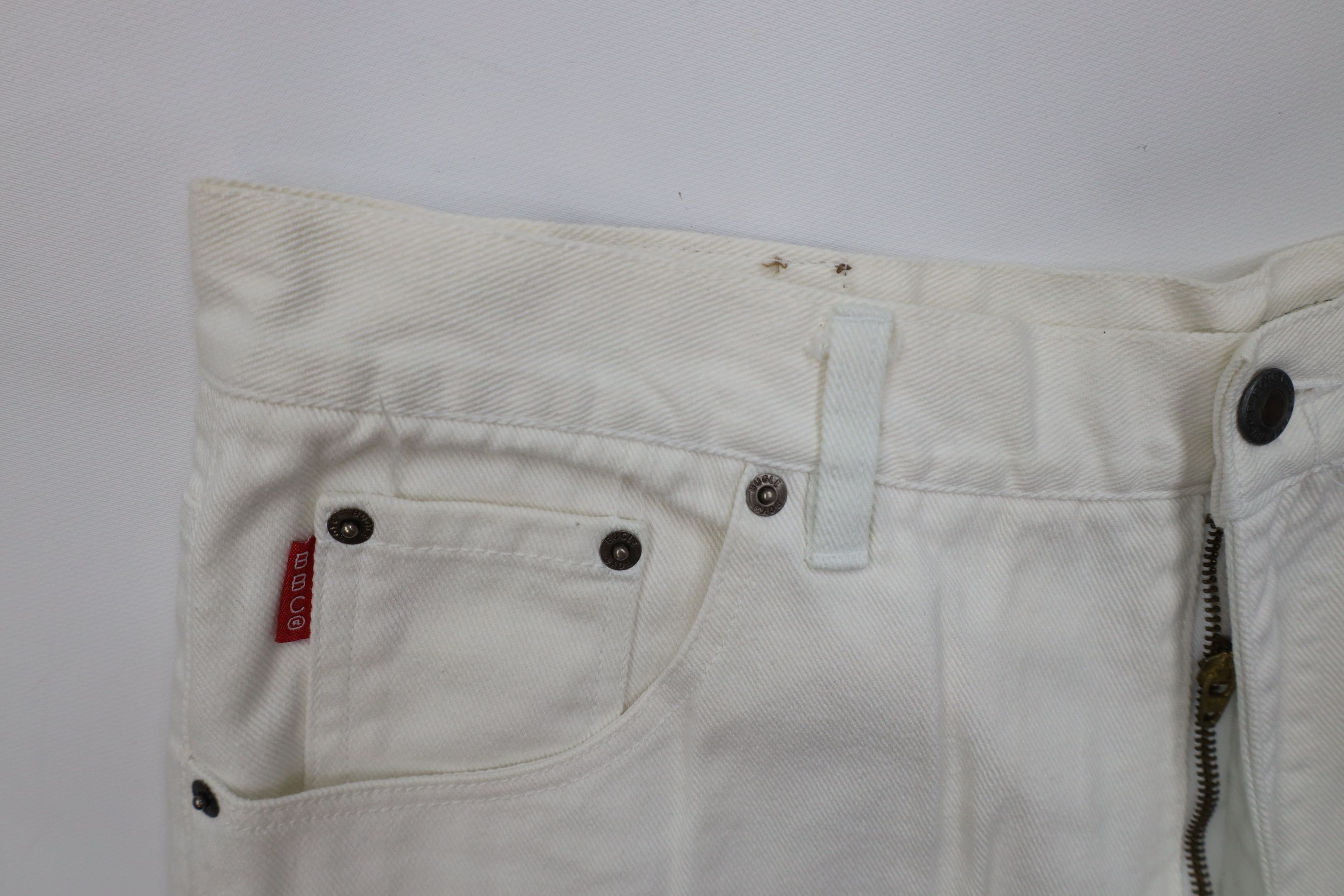 Vintage Vintage 90s Streetwear Relaxed Tapered Leg Jeans White Size US 36 / EU 52 - 7 Thumbnail