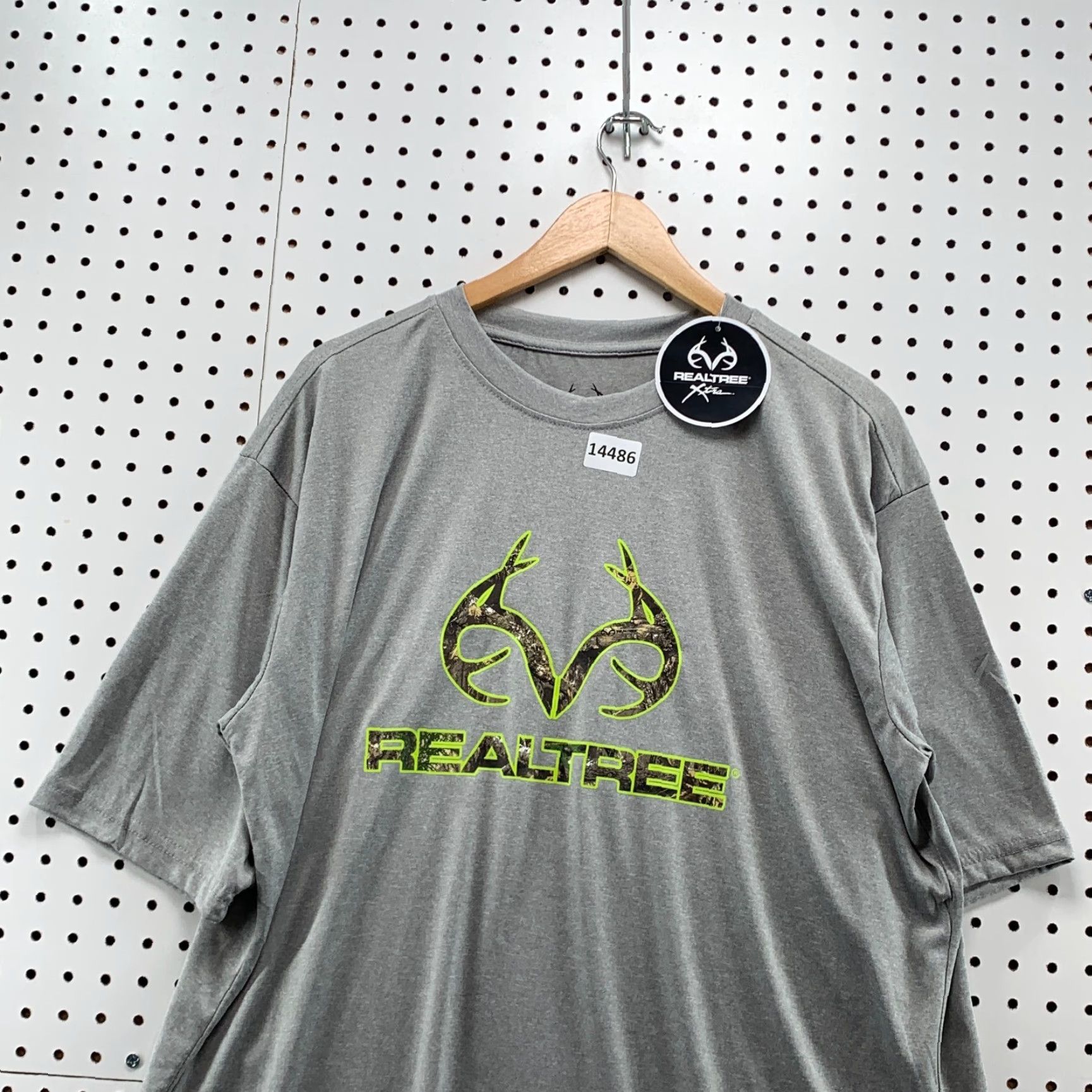 Realtree VINTAGE Realtree Camouflage T-Shirt Adult XL Gray Short Sleeve Logo Unisex Size US 36 / EU 52 - 5 Thumbnail