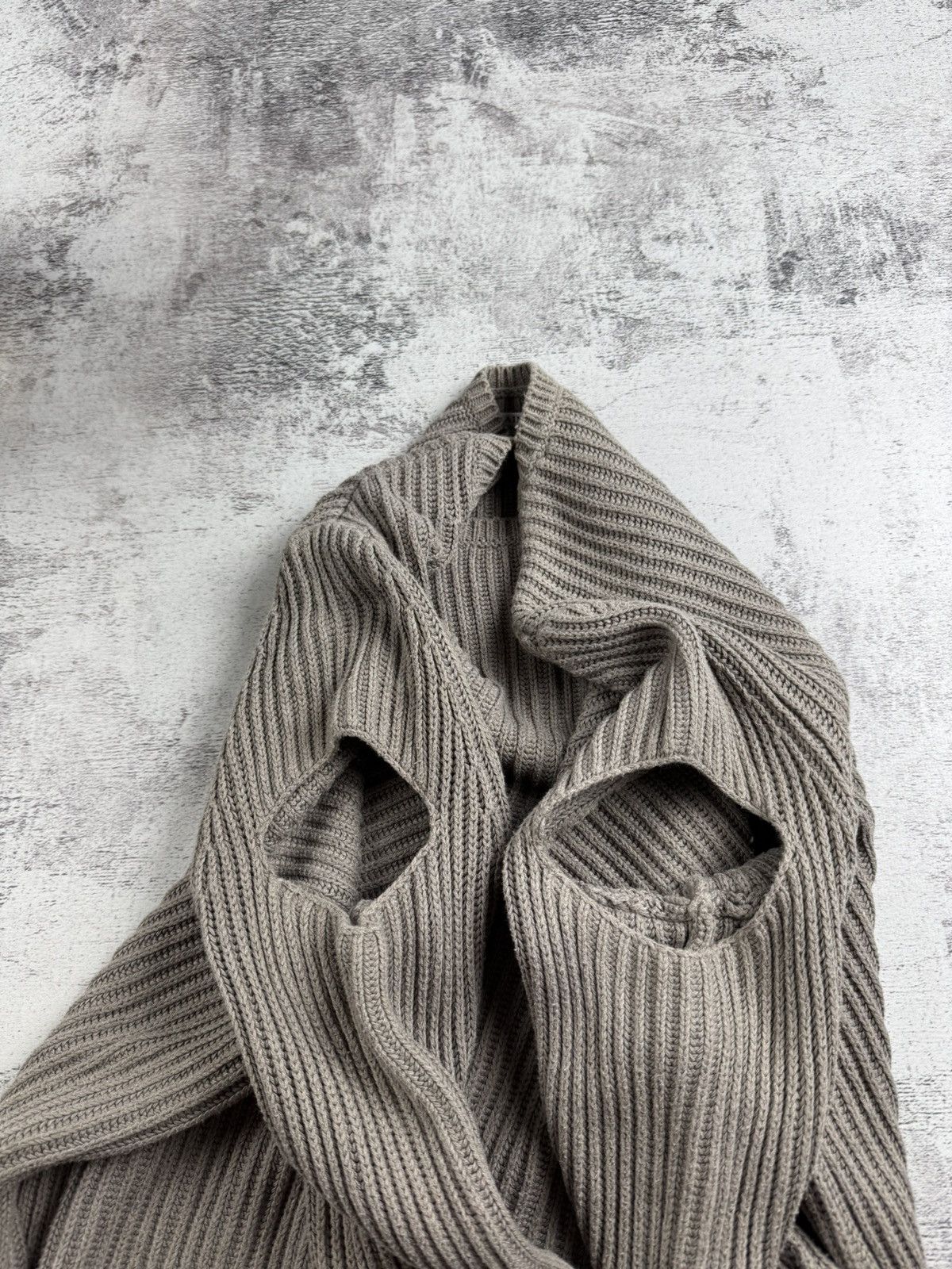 Allsaints AllSaints Ria Jumper Large Knited Beige Cotton Sweatshirt Sweater Pullover Size US L / EU 52-54 / 3 - 10 Thumbnail