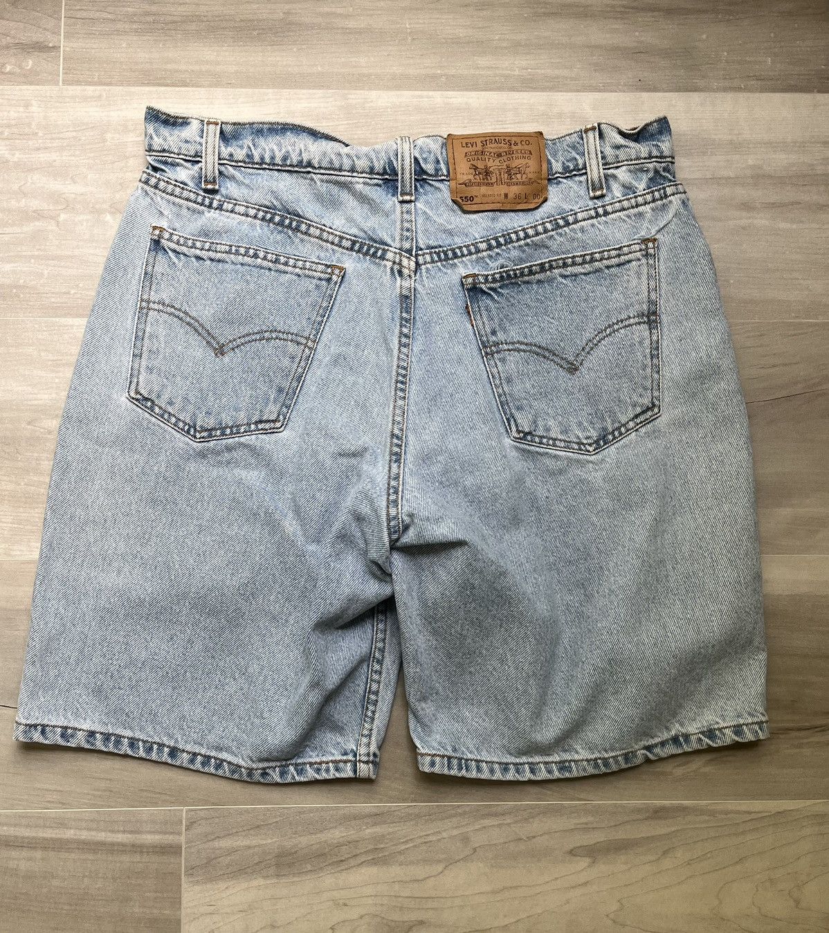 Levi's × Vintage Vintage Levi’s Orange Tab Jean Shorts Size:34 Tag:36 Size US 34 / EU 50 - 1 Thumbnail