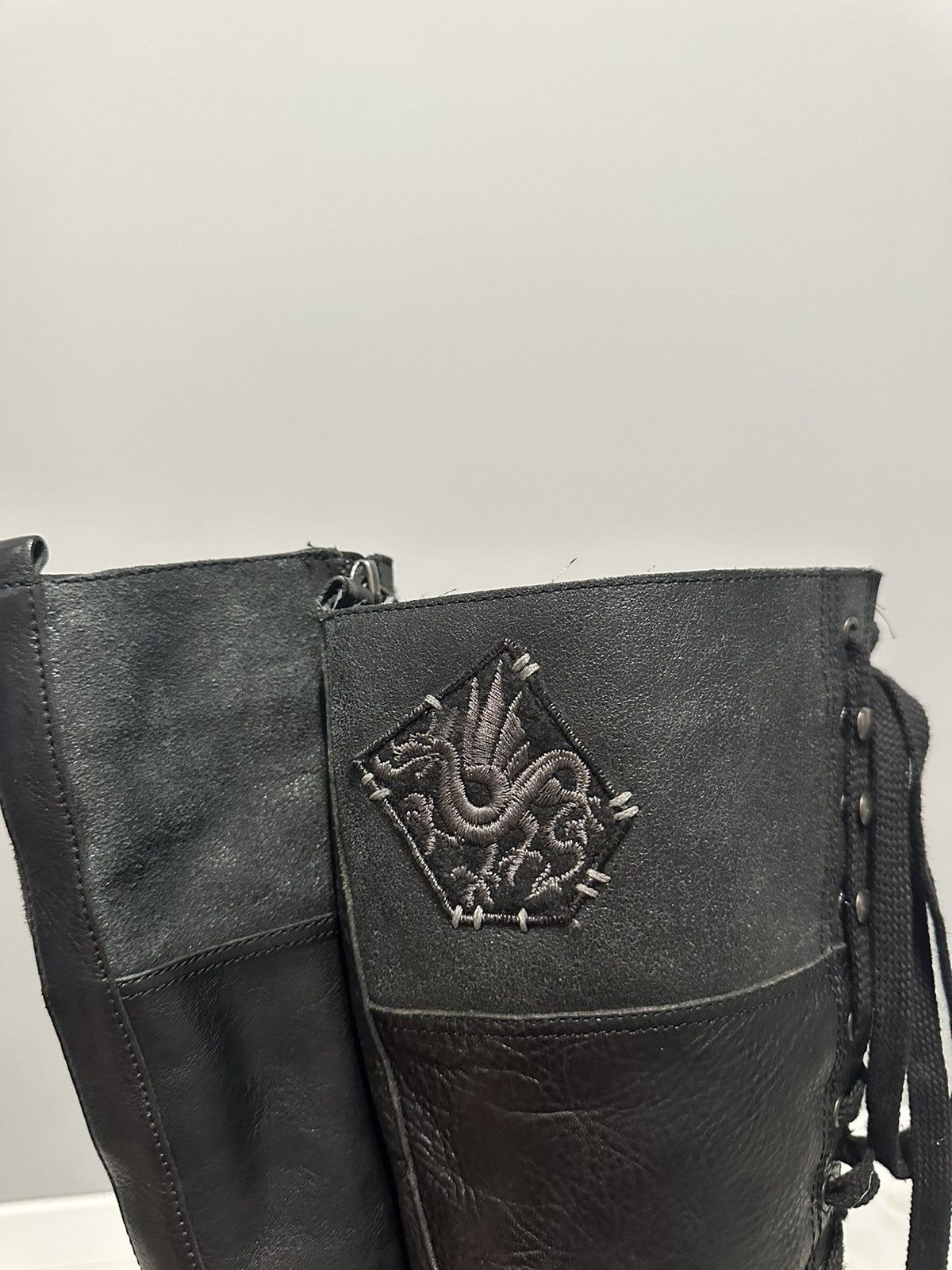 A.S.98 A.S.98 Type Avant Garde Leather High Boots Gothic Punk Size US 8 / IT 38 - 14 Thumbnail