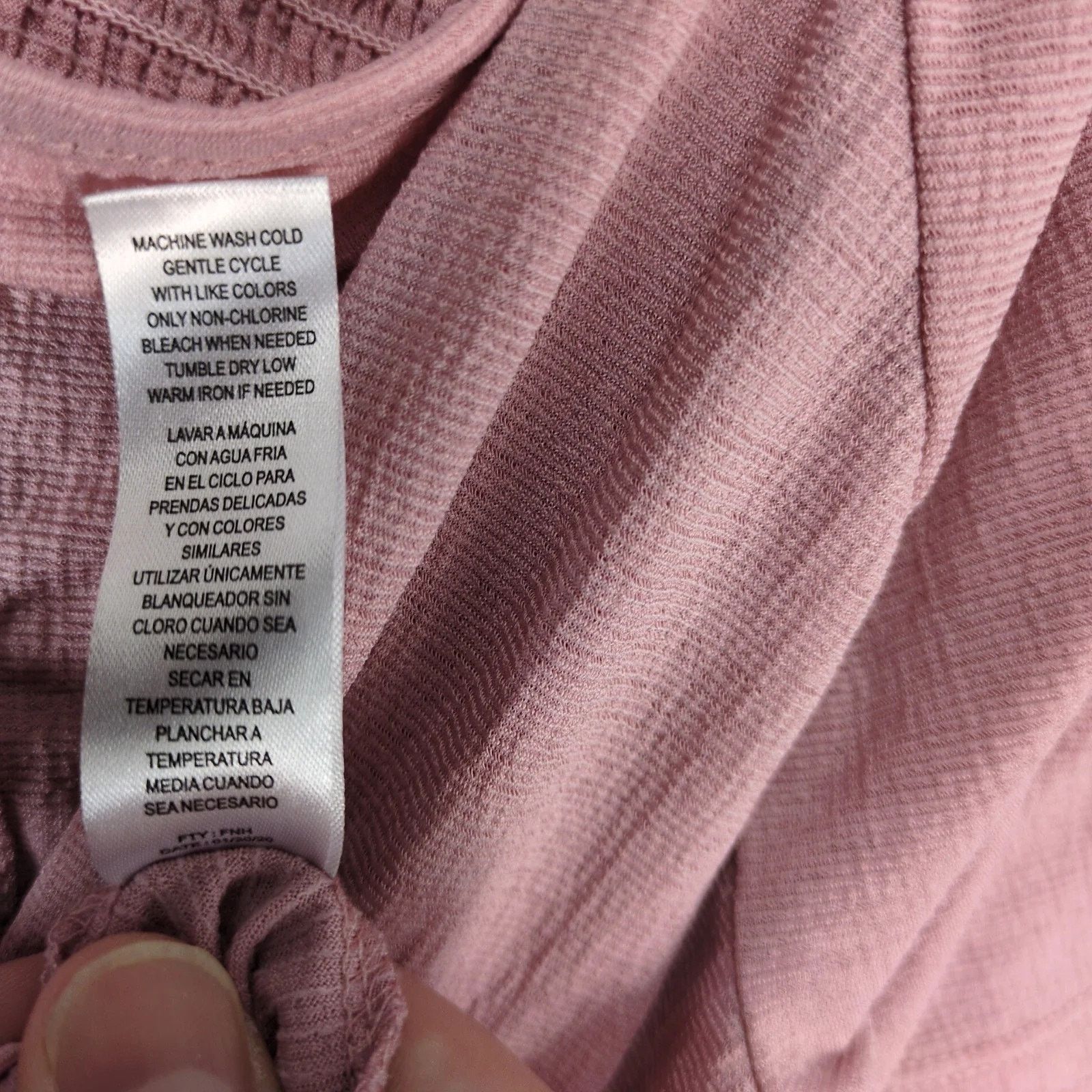 Other Love + Joy by FCT Pink Off-Shoulder Peasant Blouse Womens 3X Size 3XL / US 20-22 - 10 Thumbnail