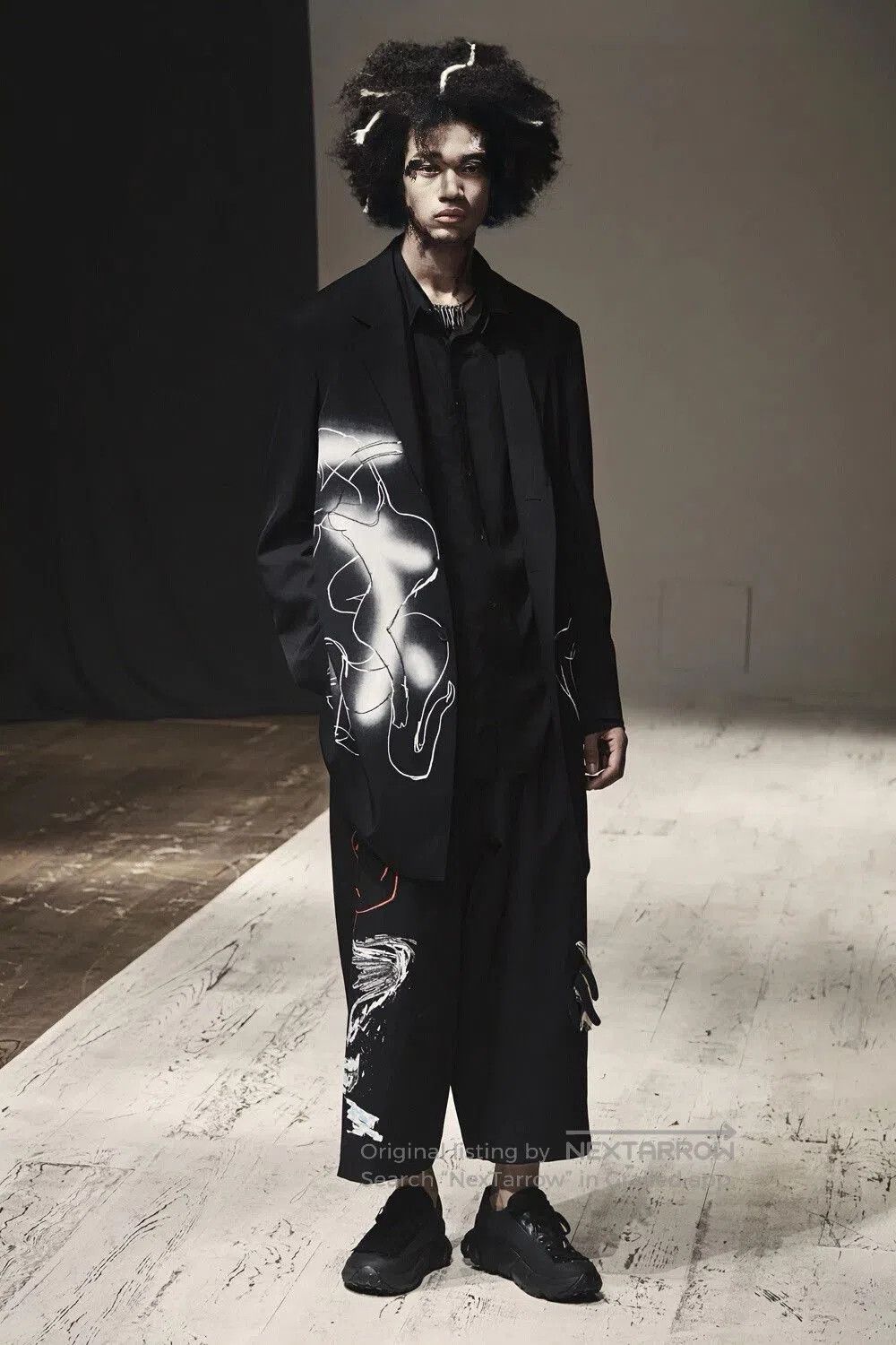 Yohji Yamamoto Yohji Yamamoto Graphic Coat. Size US M / EU 48-50 / 2 - 3 Thumbnail