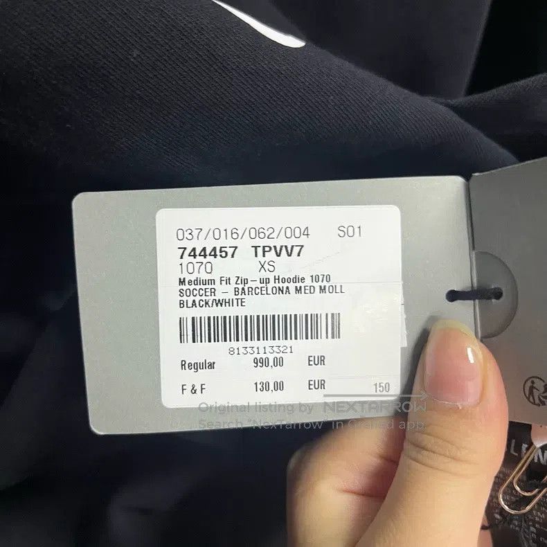 Balenciaga Balenciaga Letter and Number Printed Hooded Zipper Long Sl Size US XS / EU 42 / 0 - 3 Thumbnail