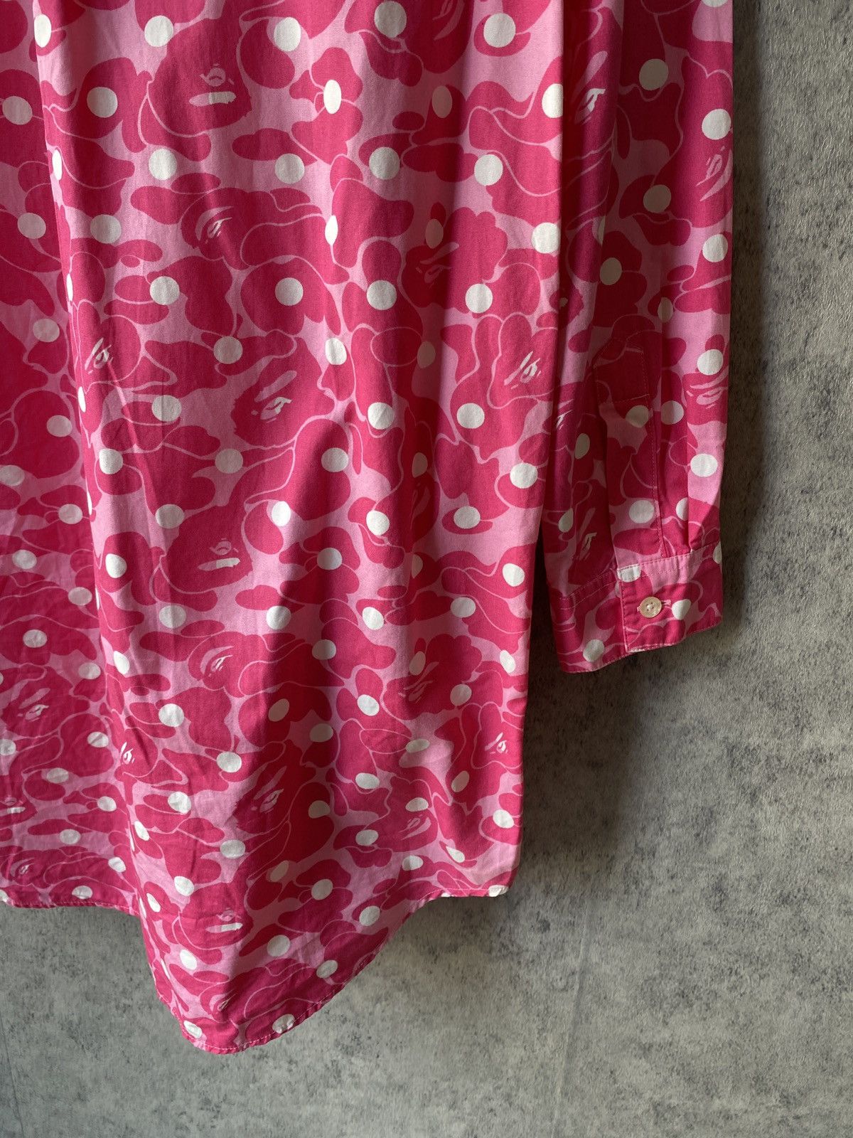 Bape Bape ABC Camo Pink Button Up Shirt Size S / US 4 / IT 40 - 18 Thumbnail