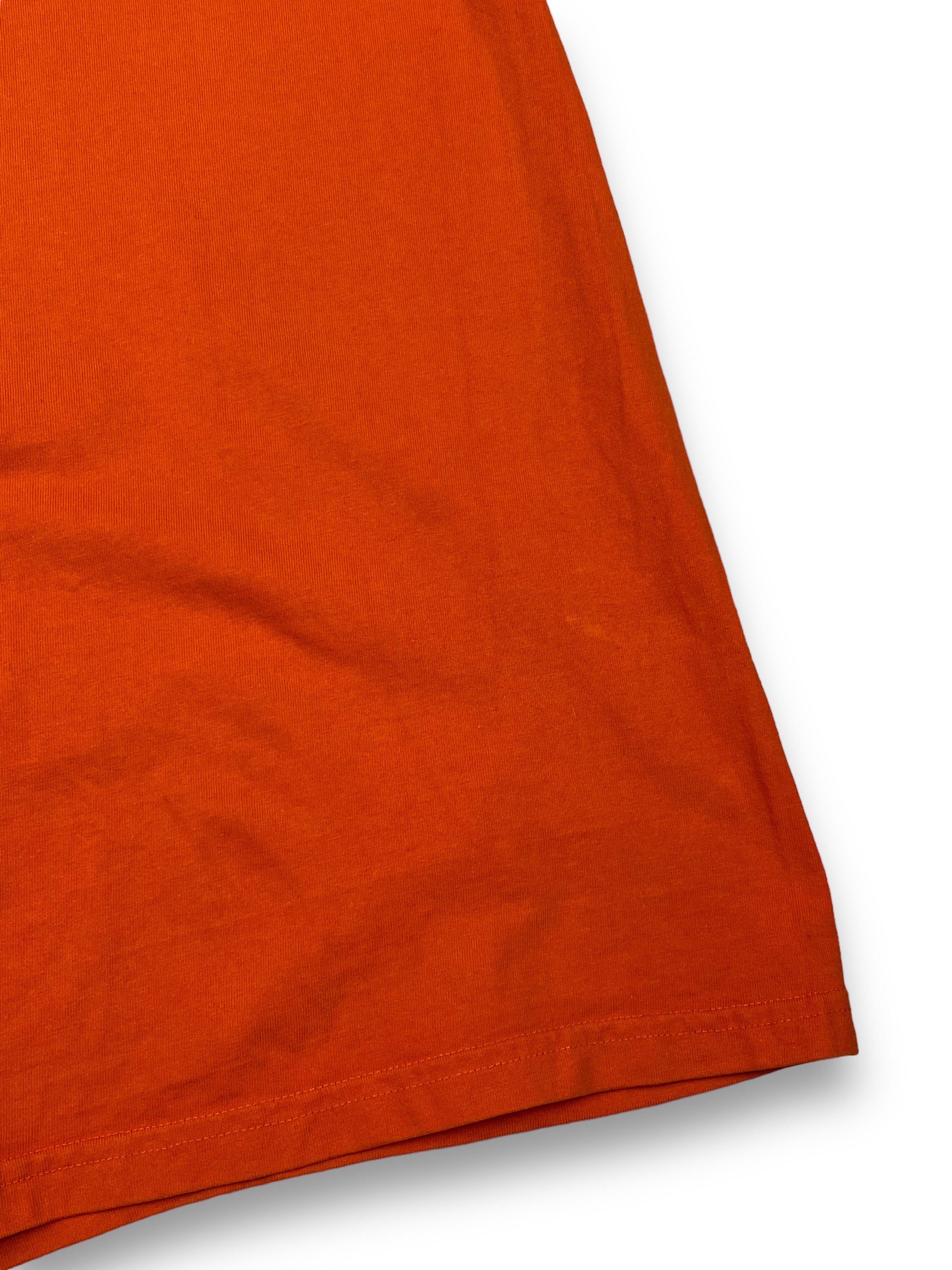 Harley Davidson Vintage HARLEY DAVIDSON US Made Big Logo Orange T-Shirt M745 Size US L / EU 52-54 / 3 - 12 Thumbnail