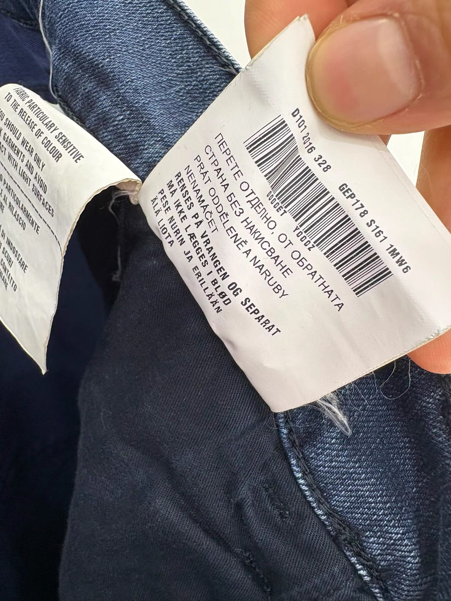 Prada PRADA Men's Ink Blue Jeans K29 Size US 33 - 9 Thumbnail