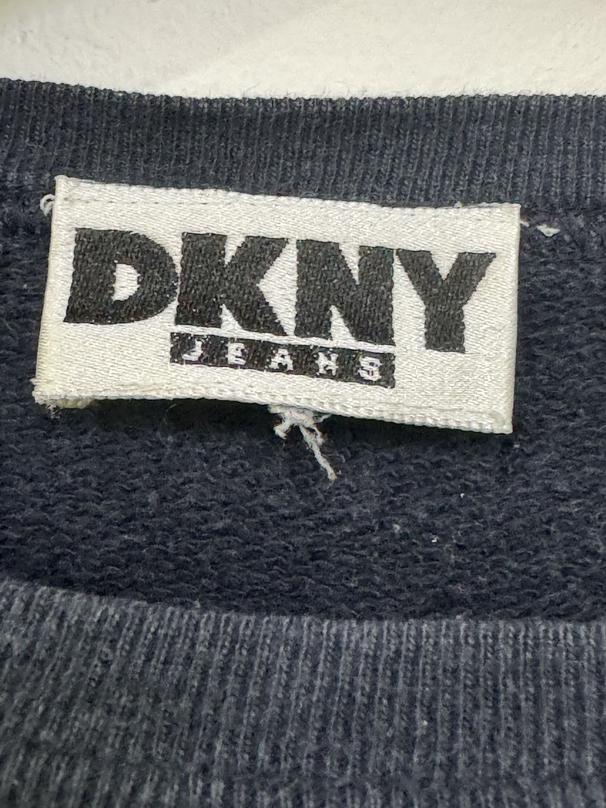 DKNY 💥 VINTAGE DKNY JEANS 90s SWEATSHIRT Size US XL / EU 56 / 4 - 5 Thumbnail