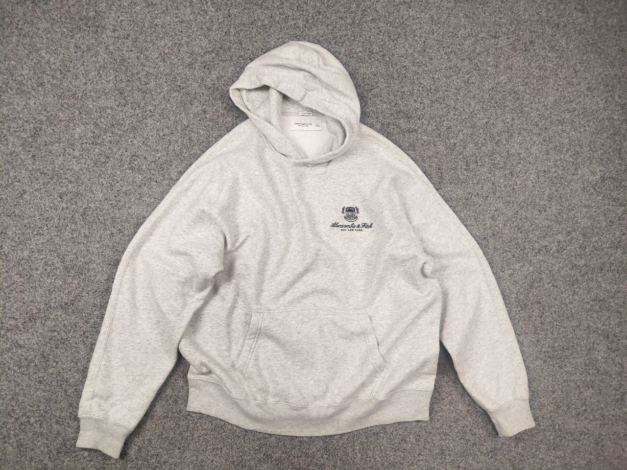 Abercrombie & Fitch Abercrombie & Fitch Logo oversized fleece Hoodie Vintage Size US L / EU 52-54 / 3 - 8 Thumbnail